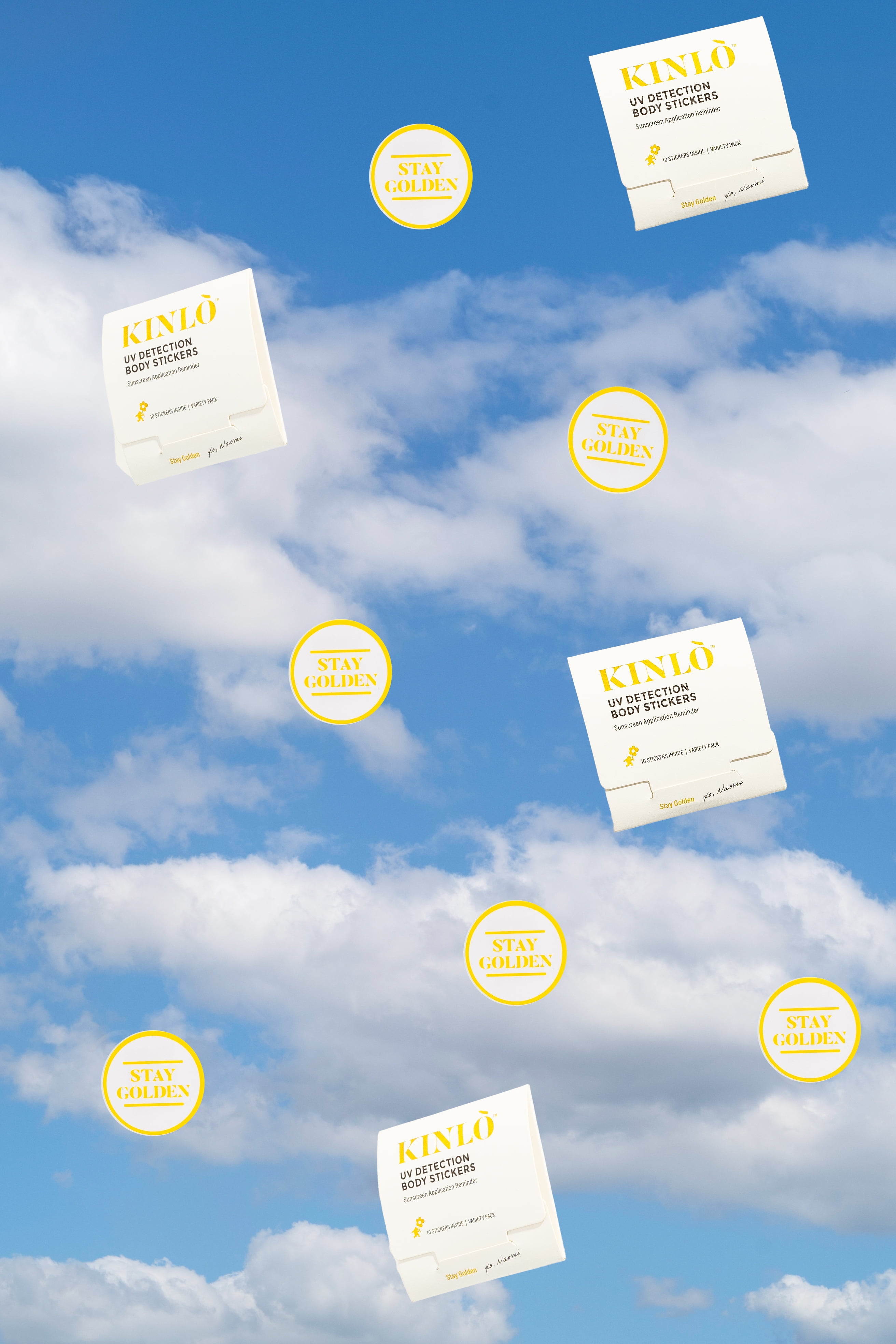 KINLO UV Detection Variety Pack Body Stickers 10 Count