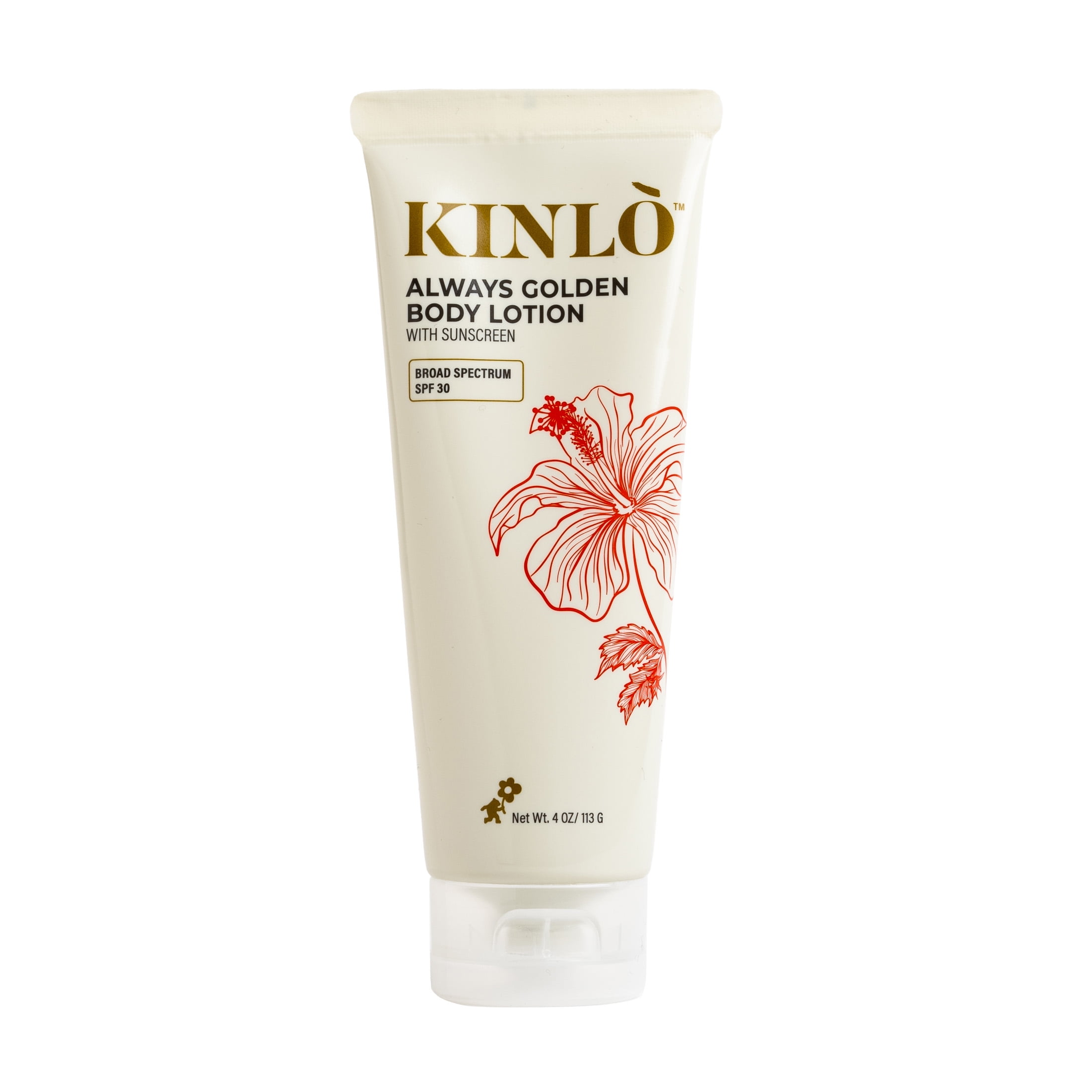 KINLO Always Golden Body Lotion SPF 30 Daily Moisturizer Blue Light Protection Non-Greasy 4 oz