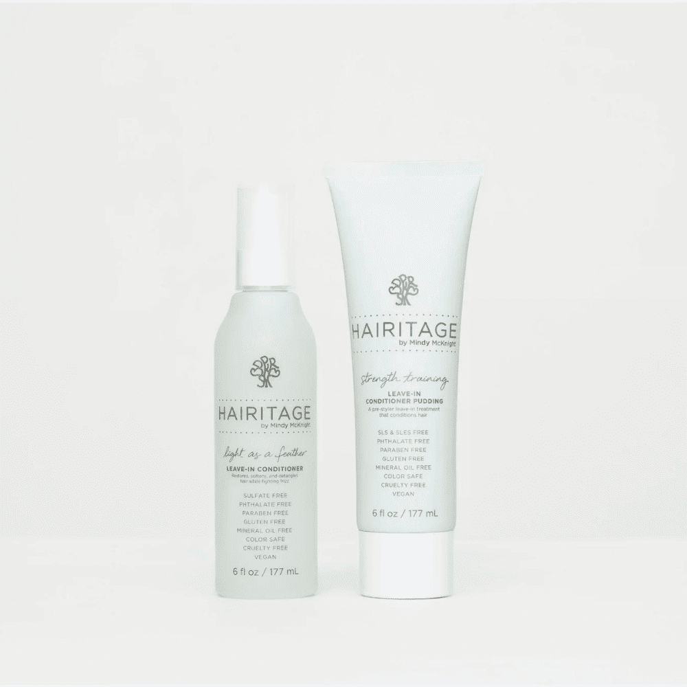 Hairitage Strength Training Thickening Leave in Conditioner with Coconut oil 6 fl oz Pack of 3