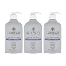 Hairitage Pass On The Brass Purple Conditioner 13 fl oz Pack of 3 for Vibrant Hair Color