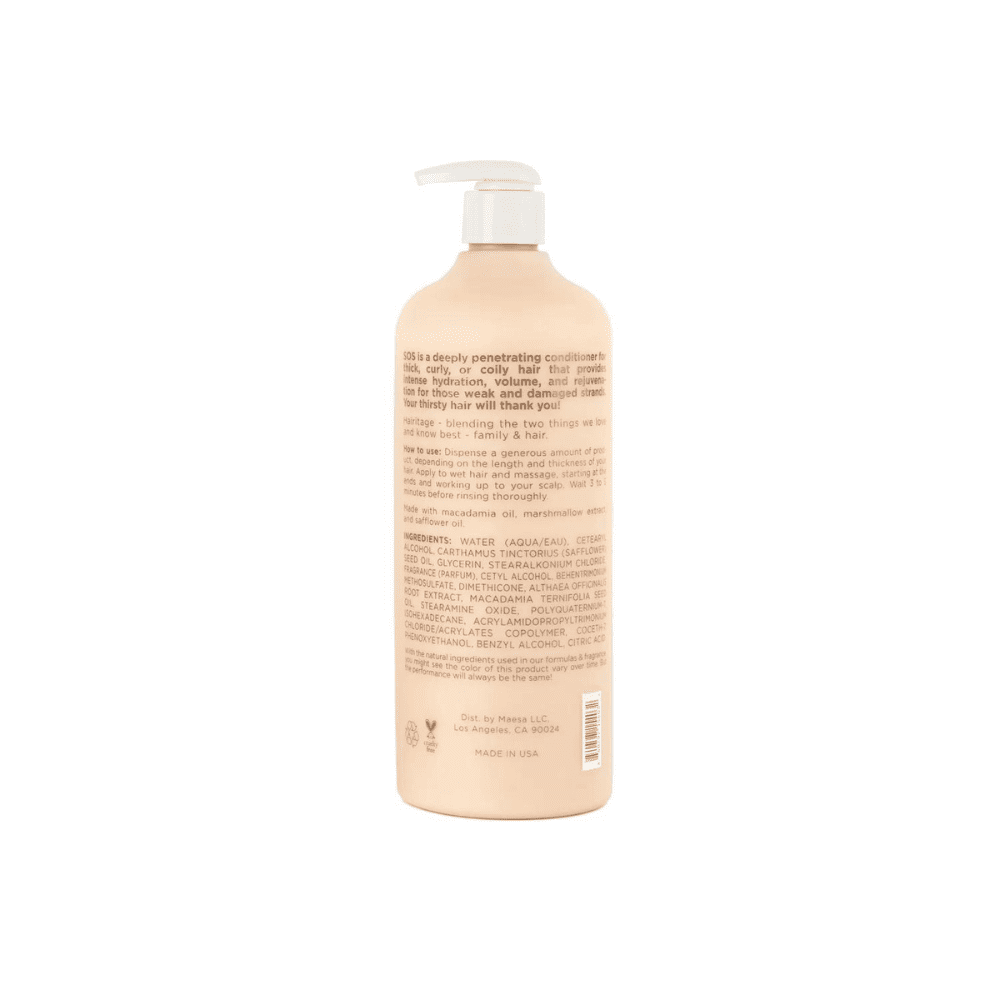 Hairitage SOS Deep Moisture Restore Deep Conditioner 21 fl oz Pack of 3