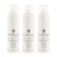 Hairitage Basics Dry Shampoo Spray Fragrance Free 4.2 oz Pack of 3