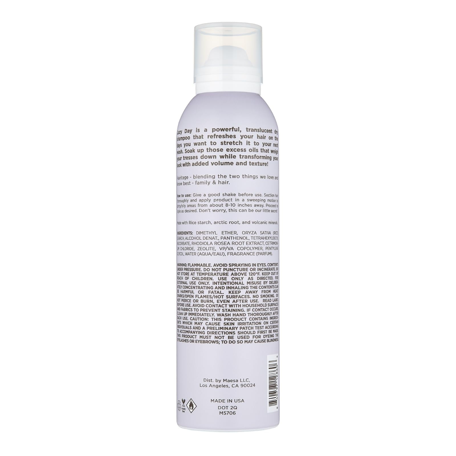 Hairitage Styling Heroes Set: Dry Shampoo Extra Hold Hairspray Volumizing Texture Spray