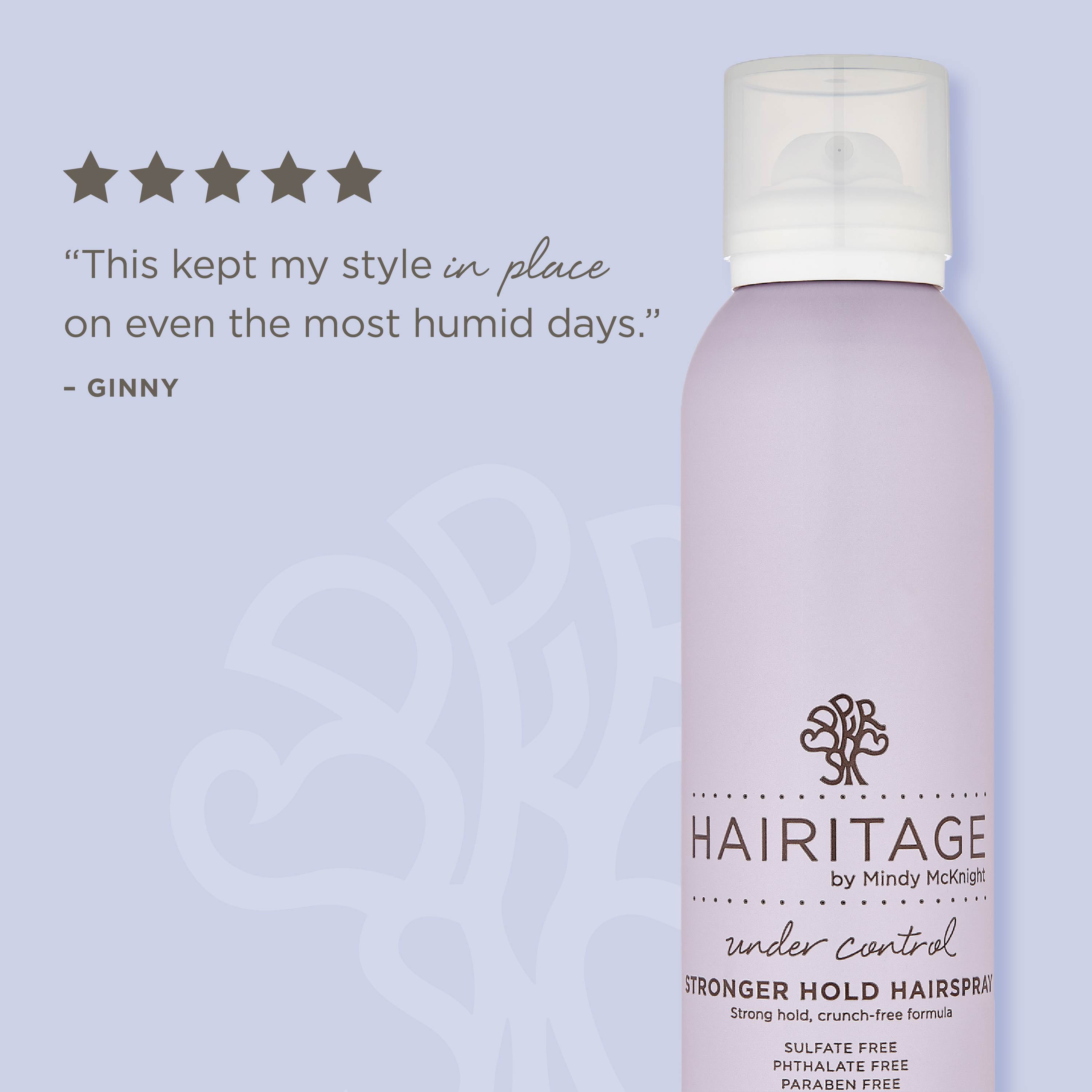 Hairitage Under Control Strong Hold Fine Mist Finishing Hair Spray 6.8 oz