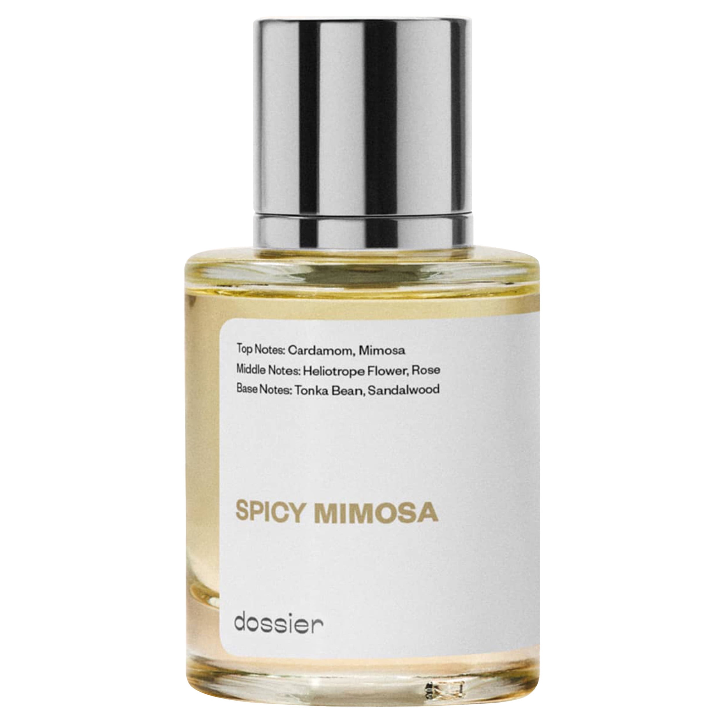 Dossier Spicy Mimosa Eau De Cologne 1.7 oz Inspired by Jo Malone's Mimosa & Cardamom Unisex Perfume