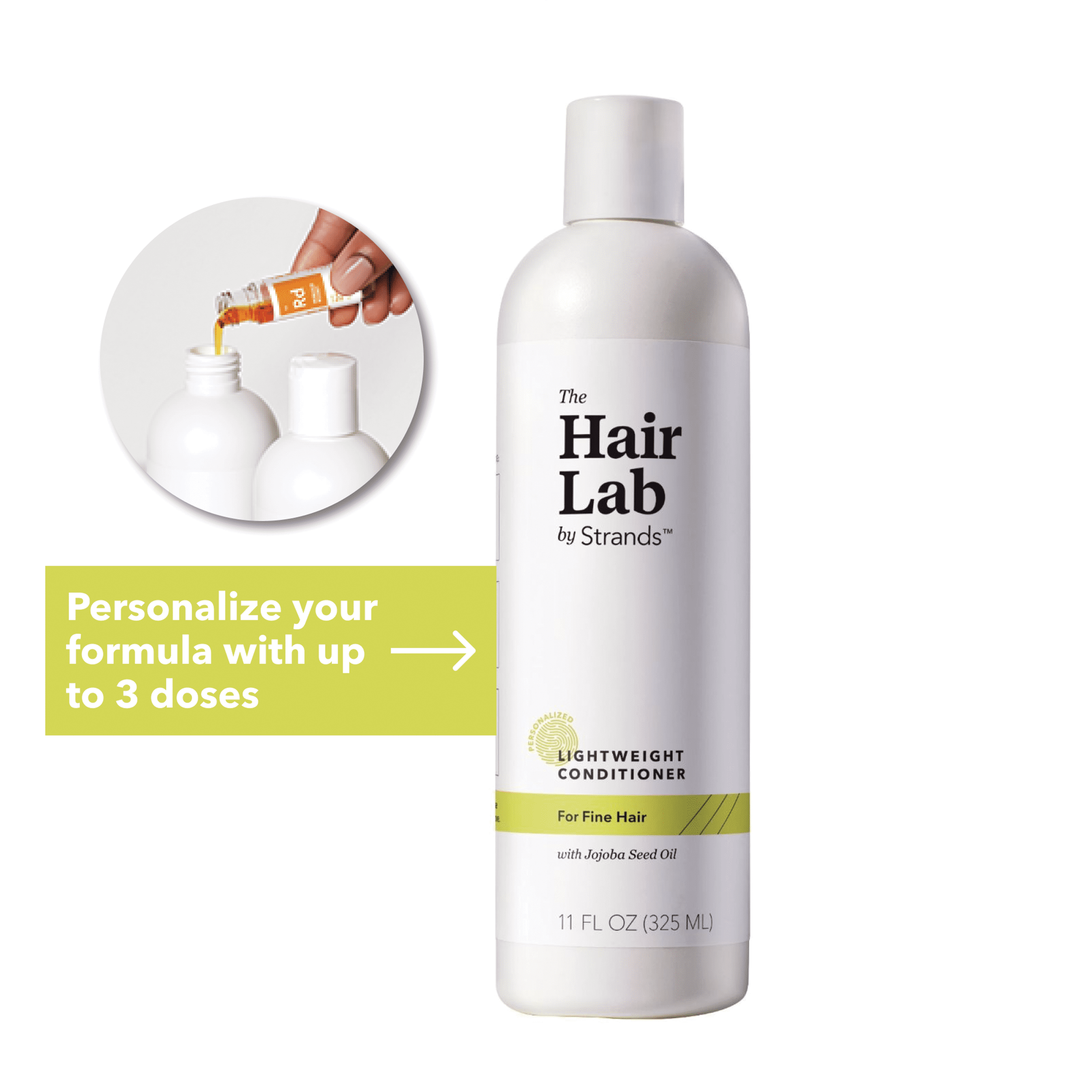 The Hair Lab Lightweight Jojoba Seed Oil Conditioner Fine Hair Sulfate Paraben Free 11 oz.