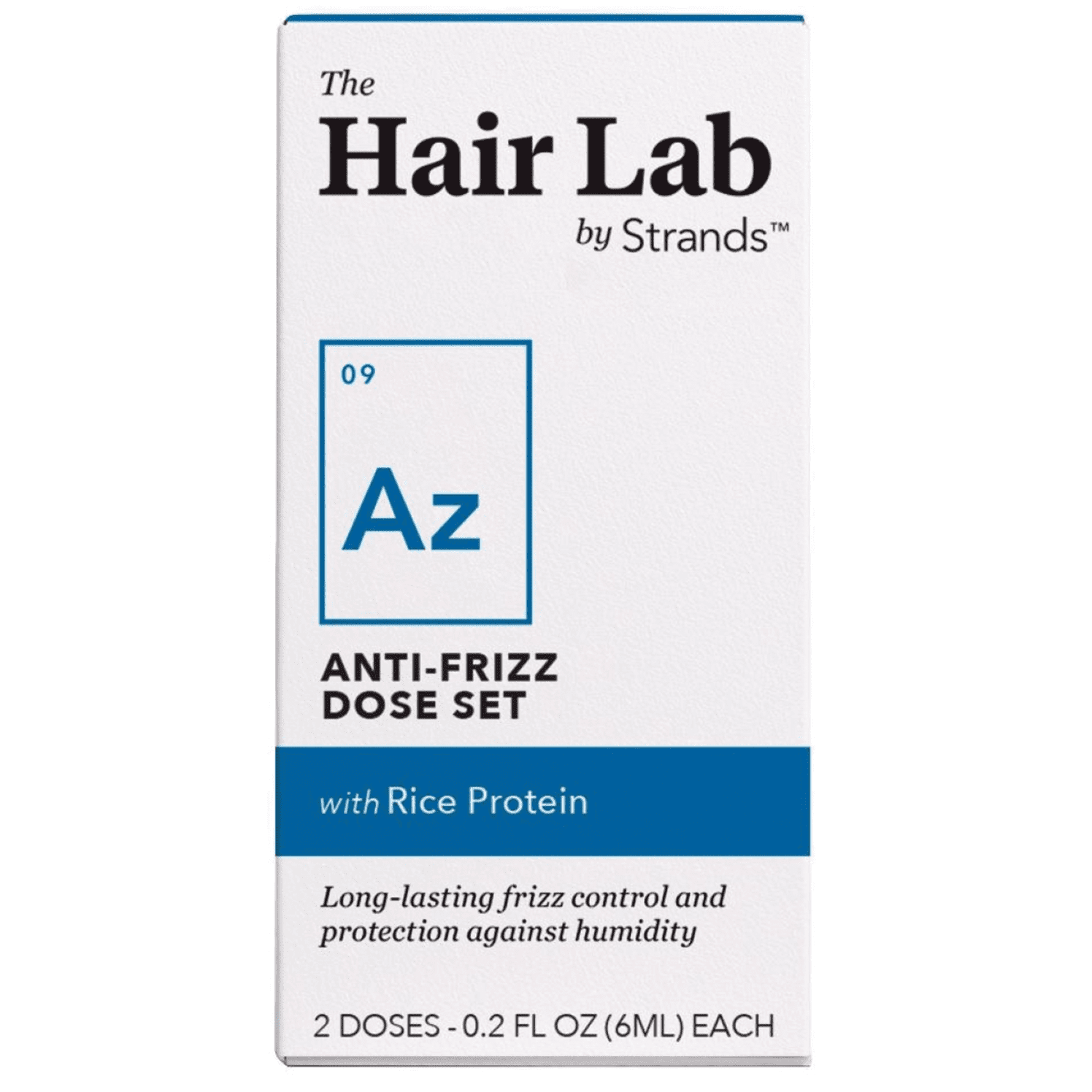 The Hair Lab Anti Frizz Shampoo Conditioner Dose Set Rice Protein Smooth Hair 2x 0.2 oz