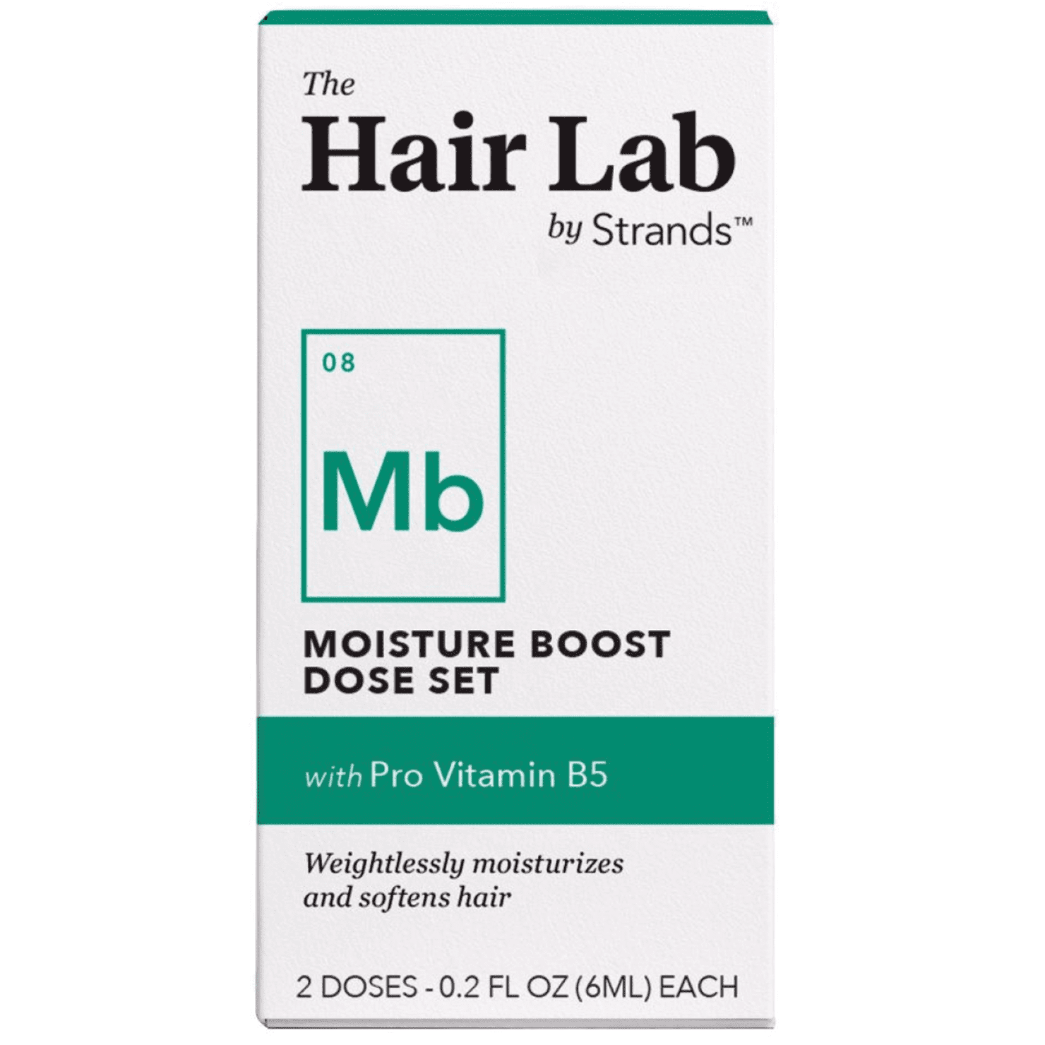 The Hair Lab Moisture Boost Shampoo Conditioner Dose Set Pro Vitamin B5 Nourish Hair 2 x 0.2 oz