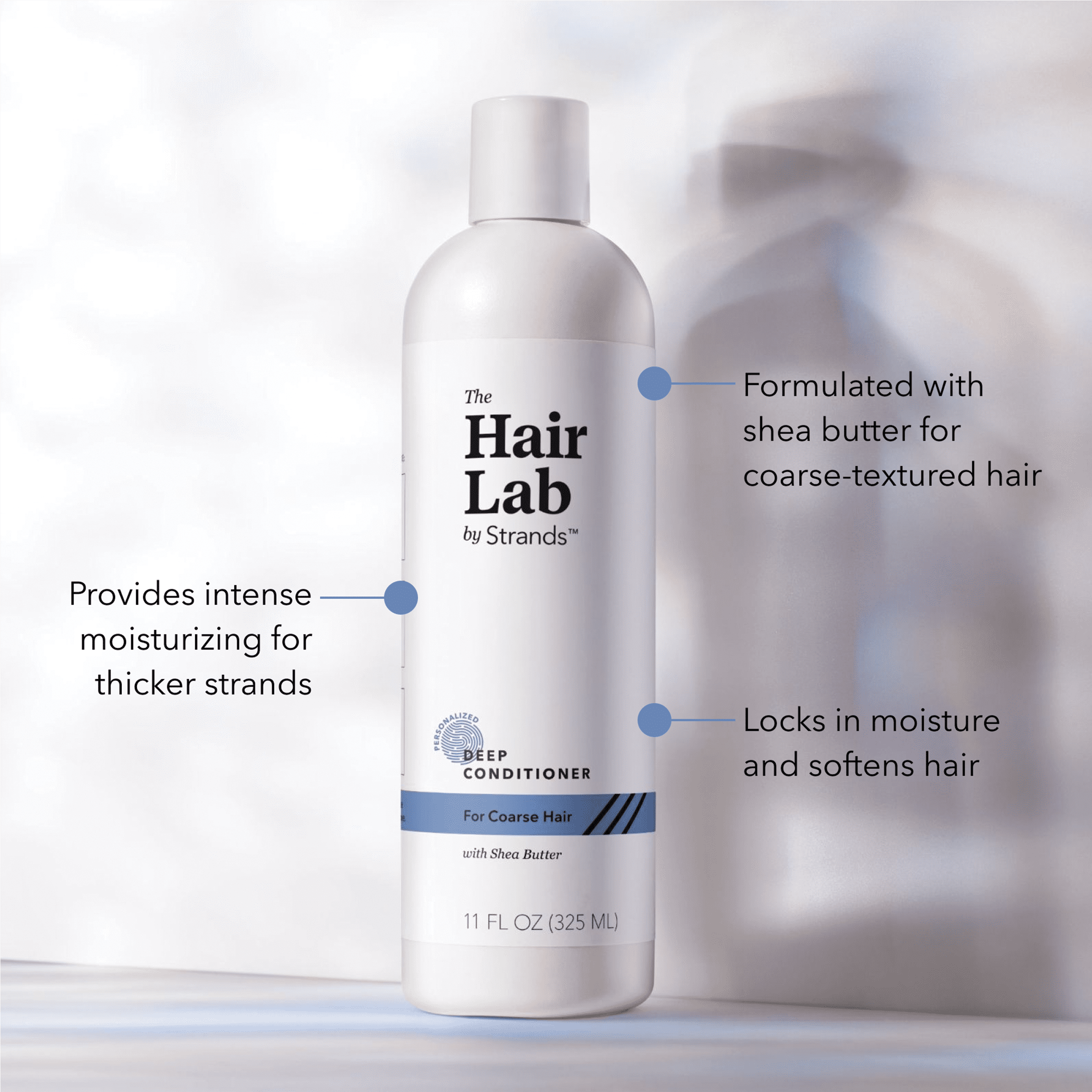 The Hair Lab Shea Butter Deep Conditioner Coarse Hair Sulfate Paraben Free 11 oz