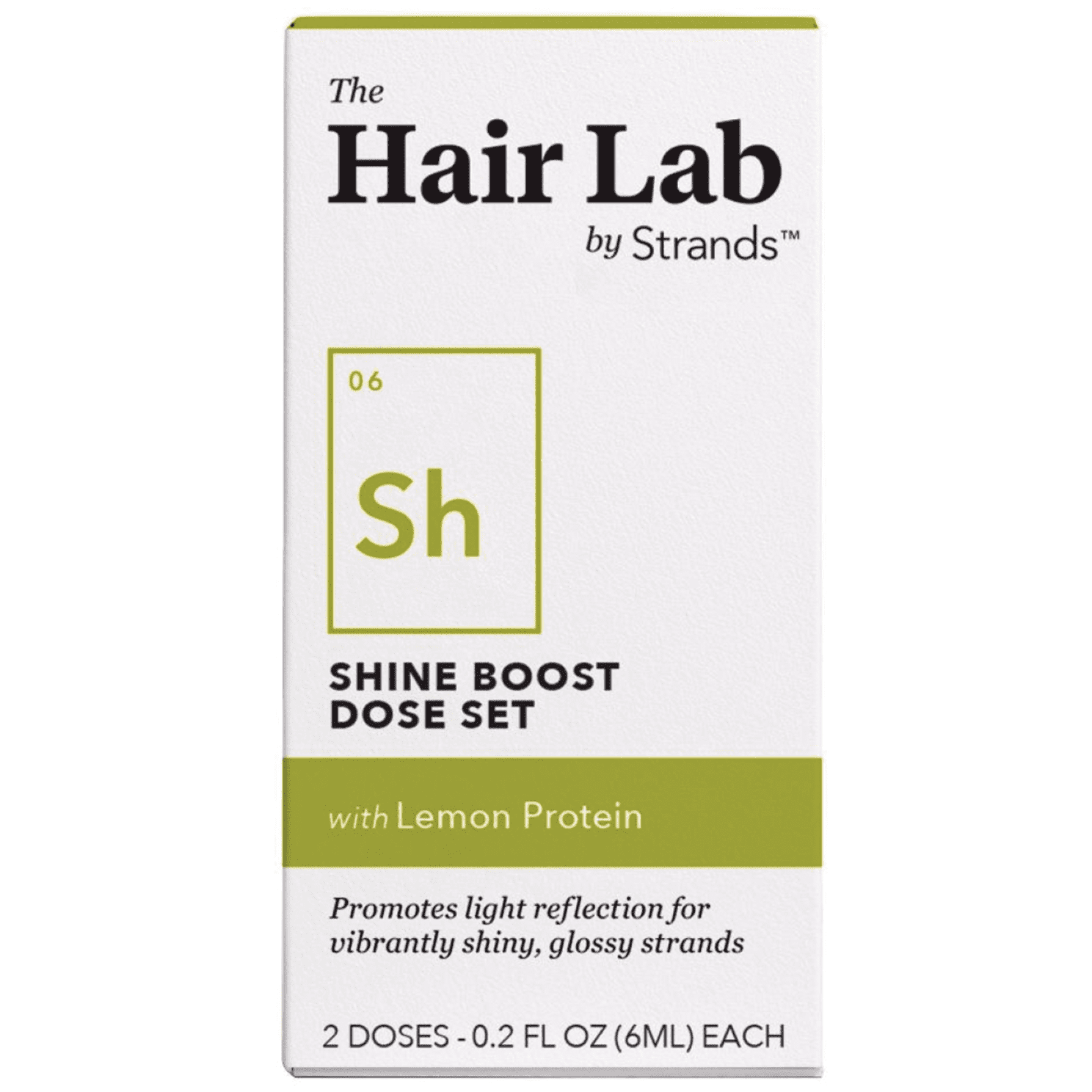 Hair Lab Shine Boost Lemon Protein Brightening Shampoo Conditioner Dose Set 0.2 oz