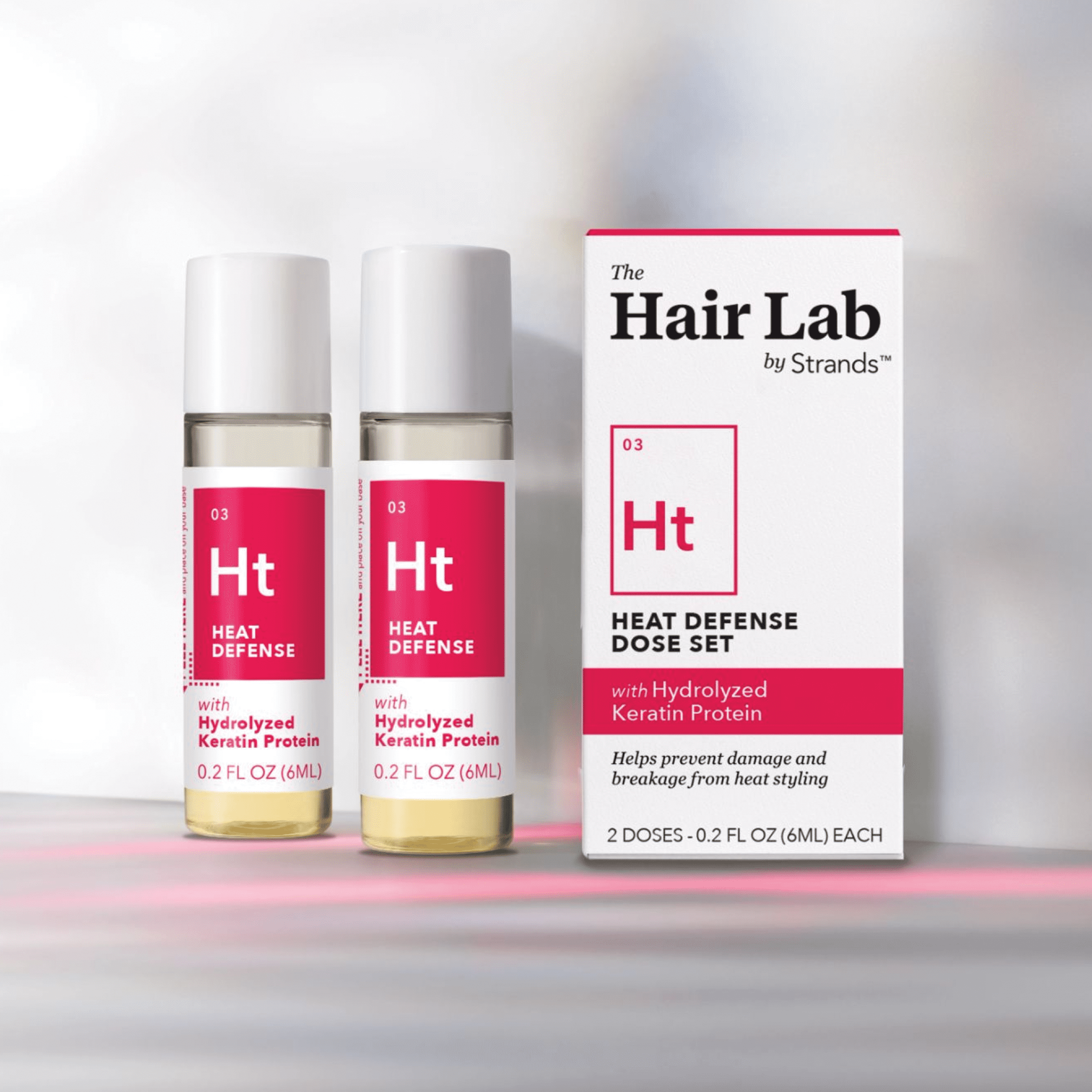 Hair Lab Heat Defense Dose Set Hydrolyzed Wheat Protein 2 x 0.2 oz