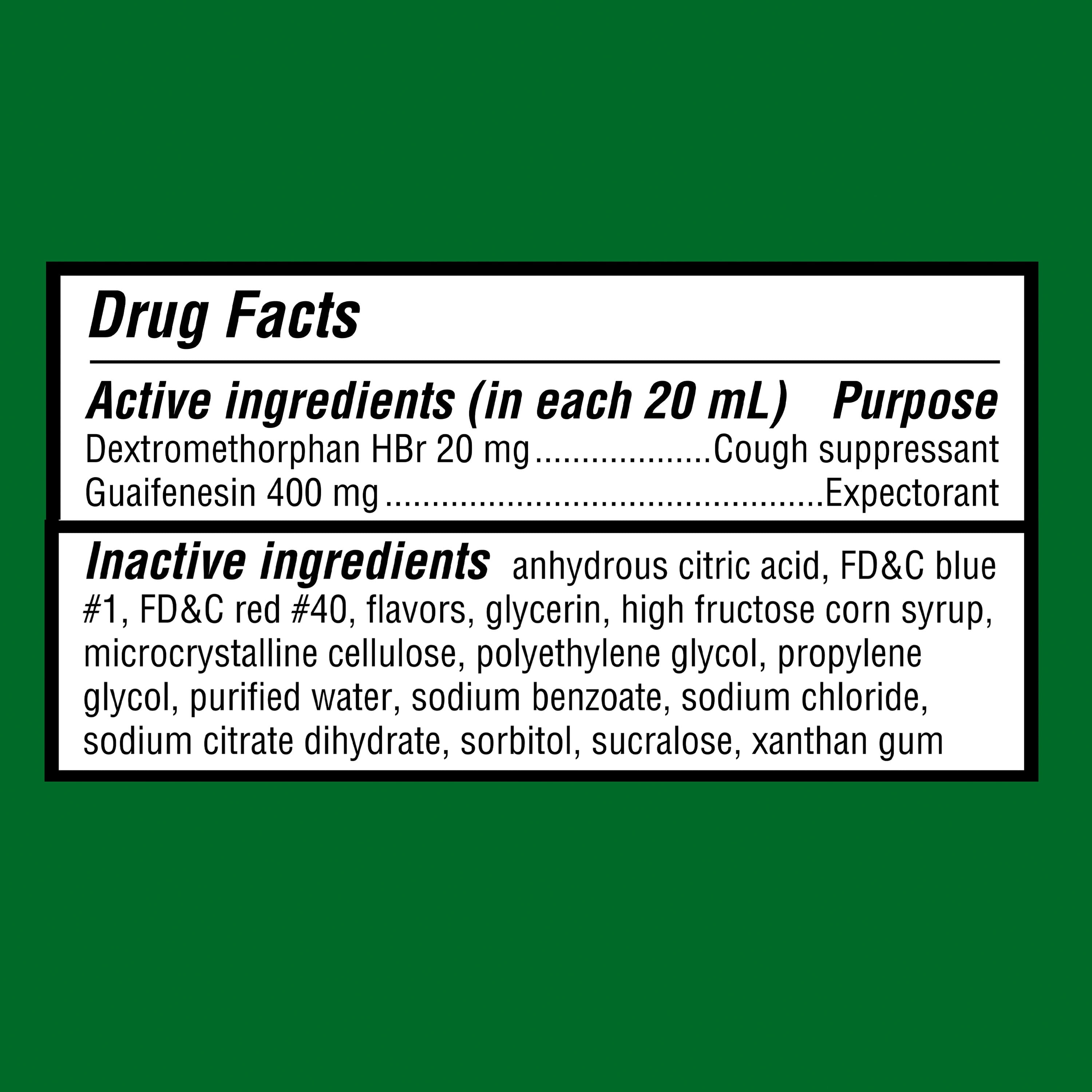 Equate Non Drowsy Maximum Strength Tussin DM Max Liquid 8 fl oz