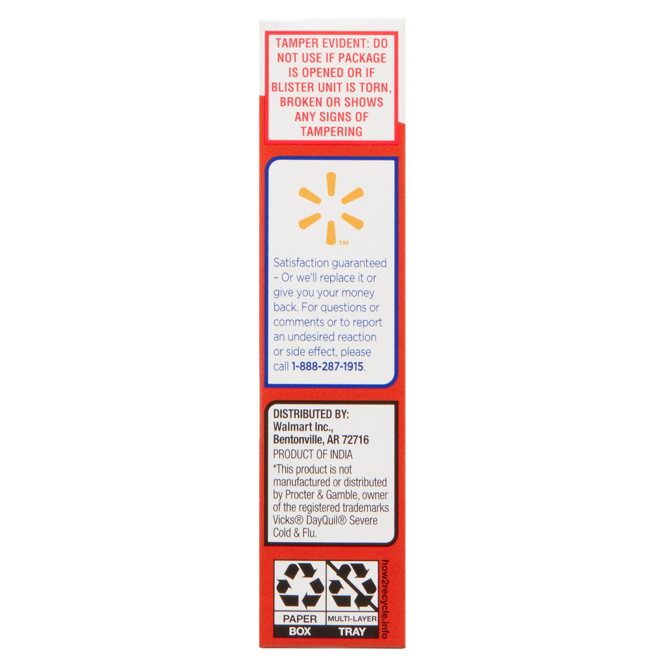 Equate Daytime Cold Flu Softgels Maximum Strength Acetaminophen 24 Count