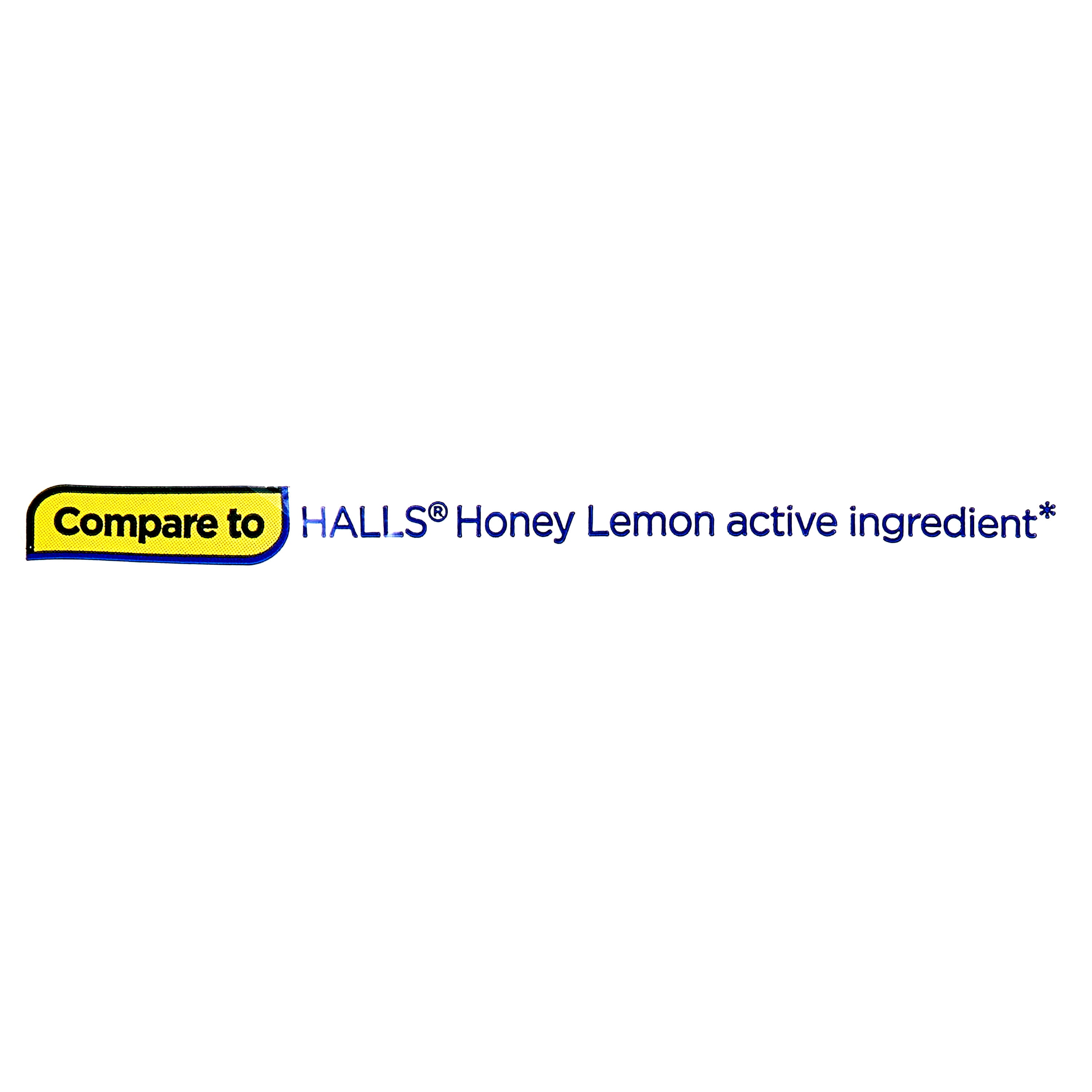 Equate Honey Lemon Cough Drops Menthol 30 Count for Fast Relief