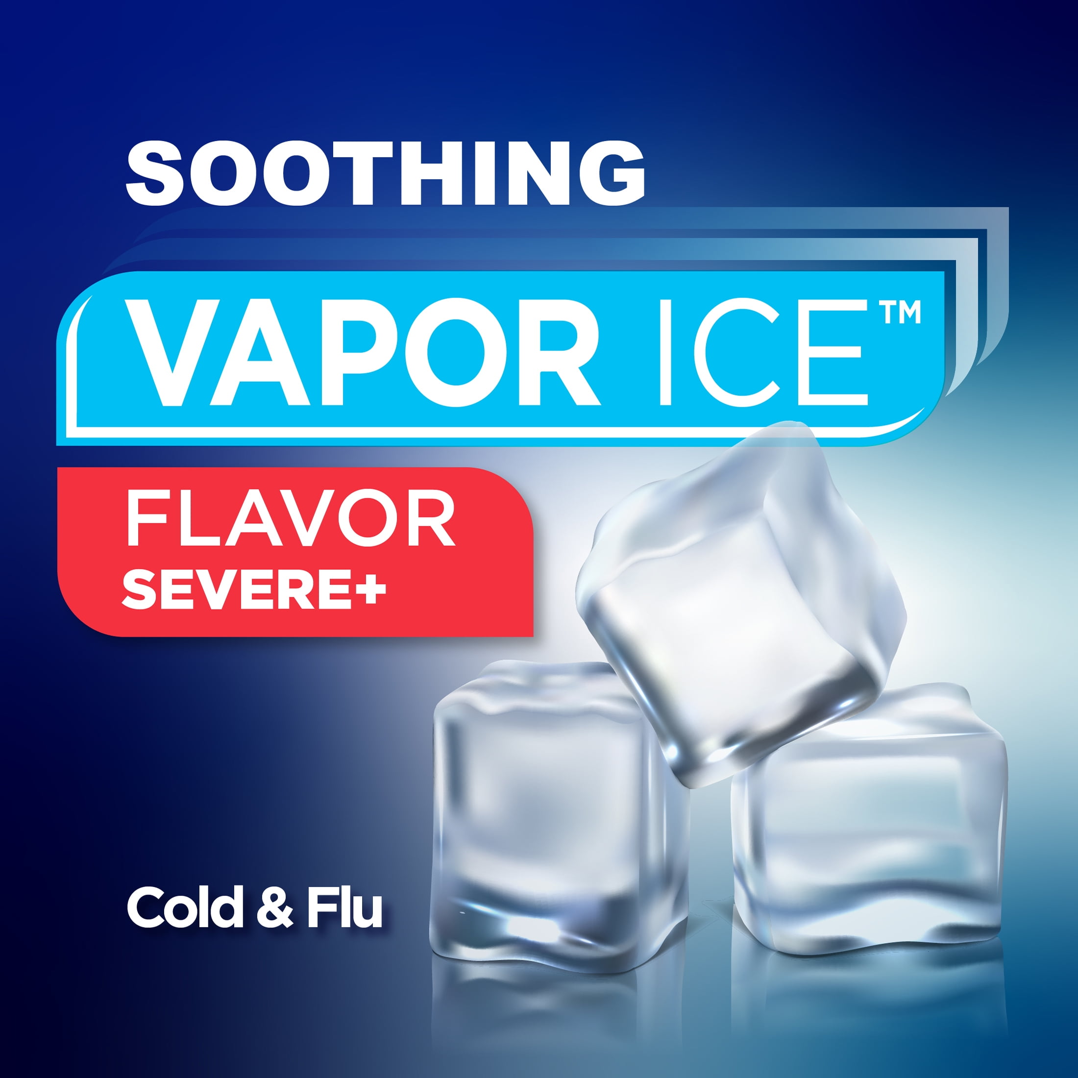 Equate Non-Drowsy Vapor Ice Daytime Severe Cold Flu Caplets 24 Count