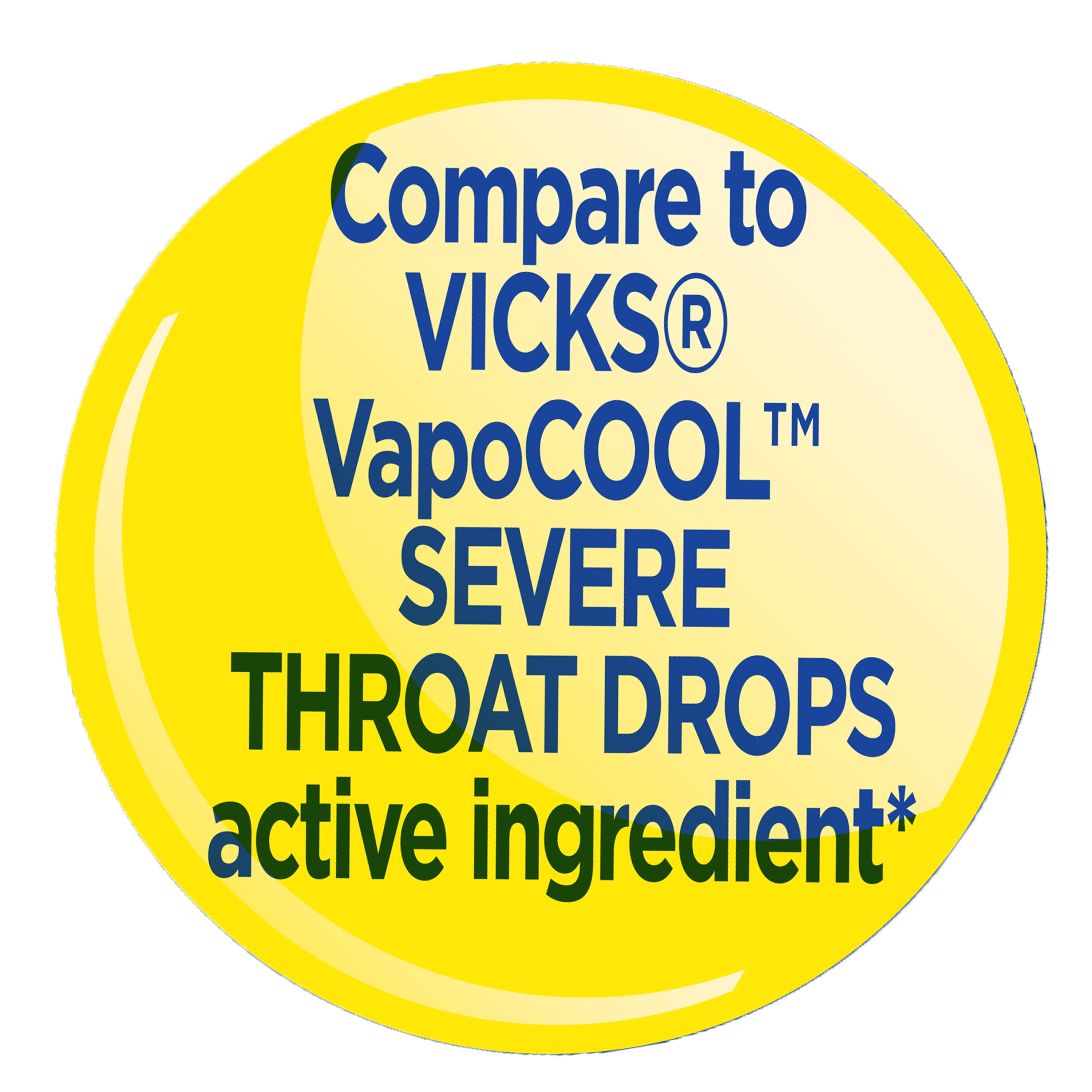 Equate Severe Medicated Menthol Throat Drops 45 Count for Soothing Relief