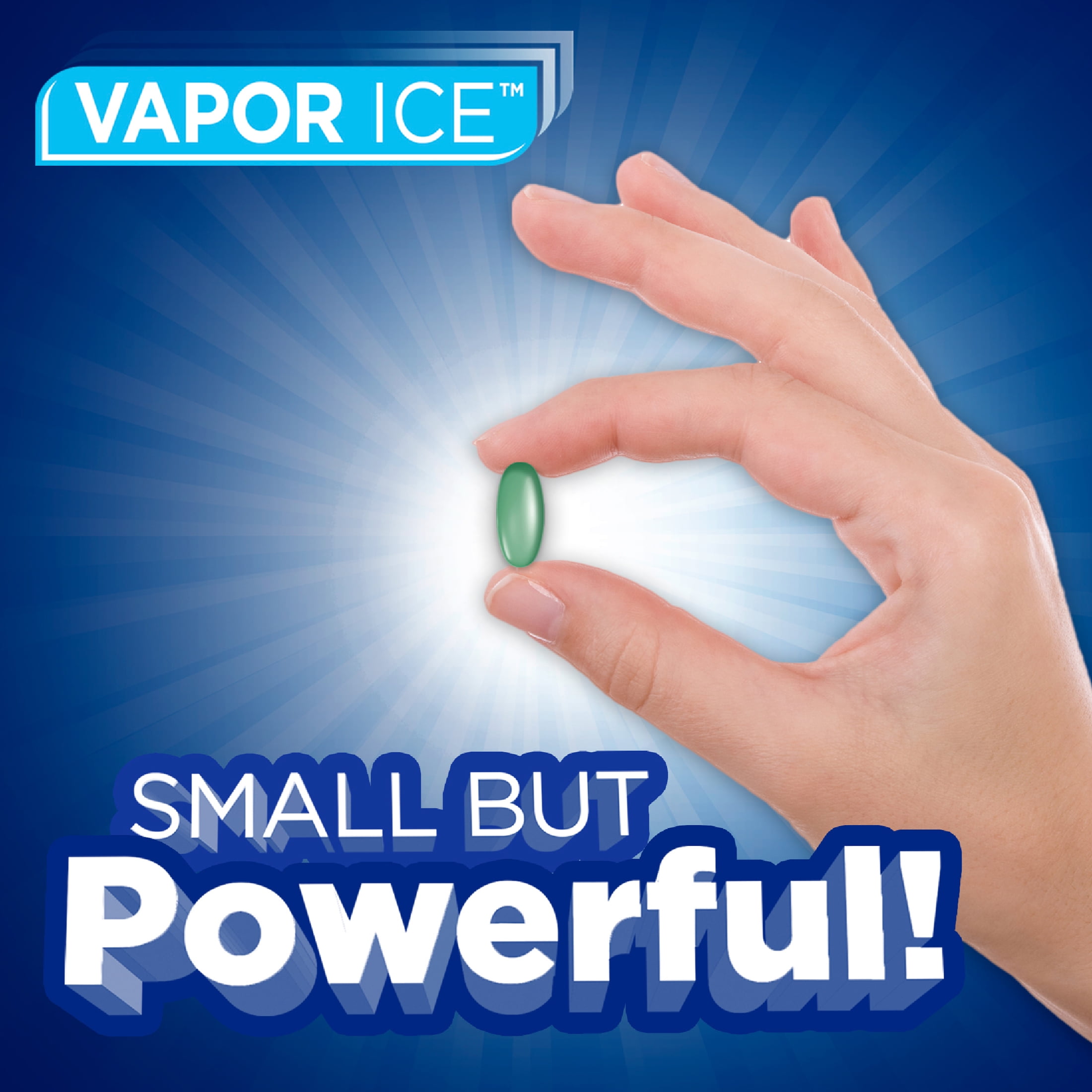 Equate Nighttime Vapor Ice Severe Cold Flu Coated Caplets 24 Count