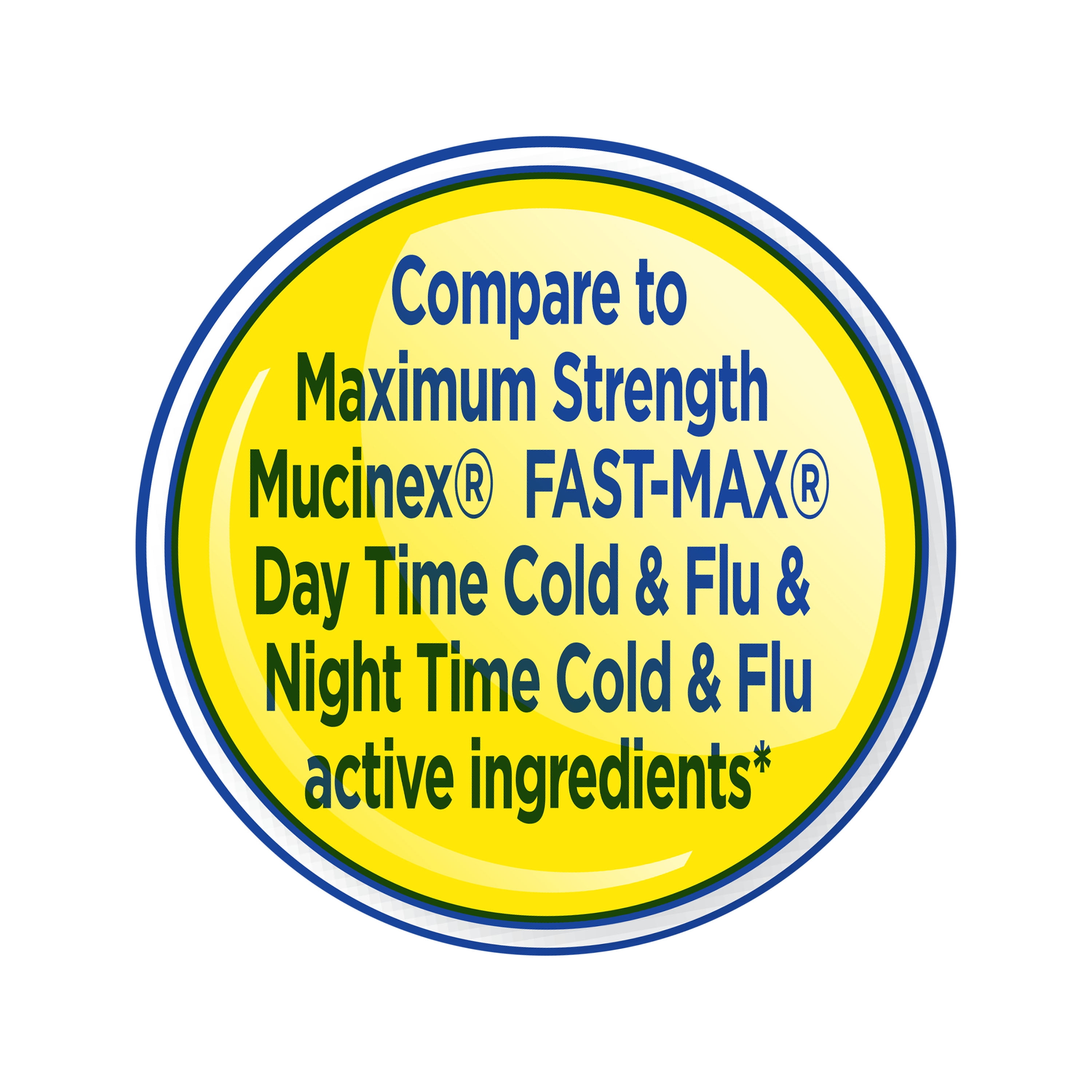 Equate Maximum Strength Daytime Nighttime Multi-Symptom Cold Caplets 20 Count