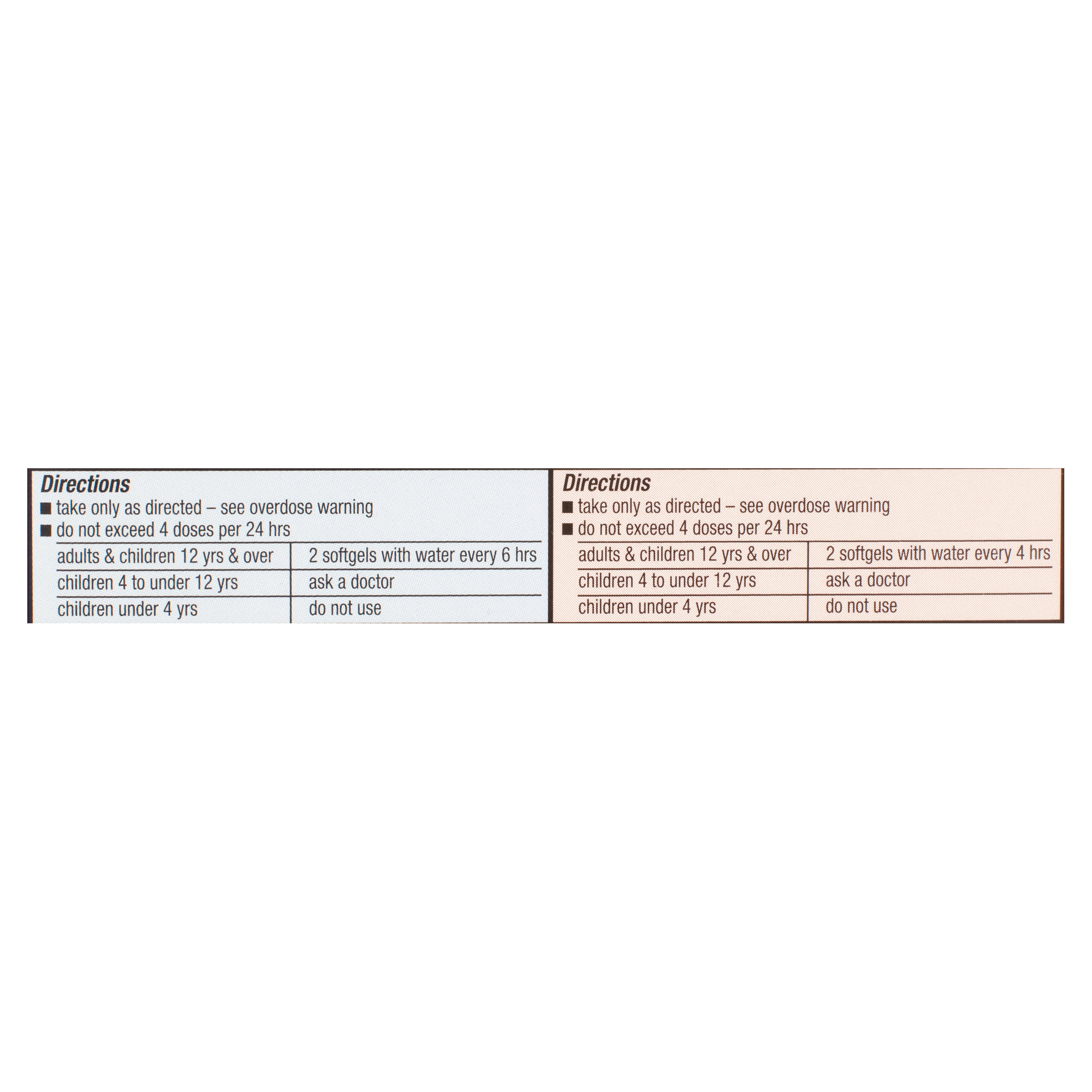 Equate Cold Flu Relief MultiSymptom DaytimeNighttime Combo Pack Softgels Cold Medicine 48 Count