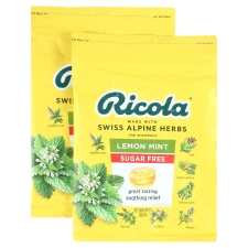 Ricola Sugar-Free Lemon Mint Cough Drops 210 Drops