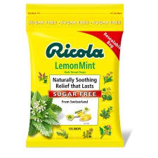 Ricola Sugar Free Lemon Mint Cough Drops 105ct