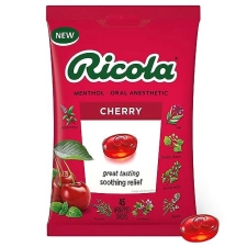 Ricola Cherry Throat Drops 45 Count - Soothing Herbal Relief