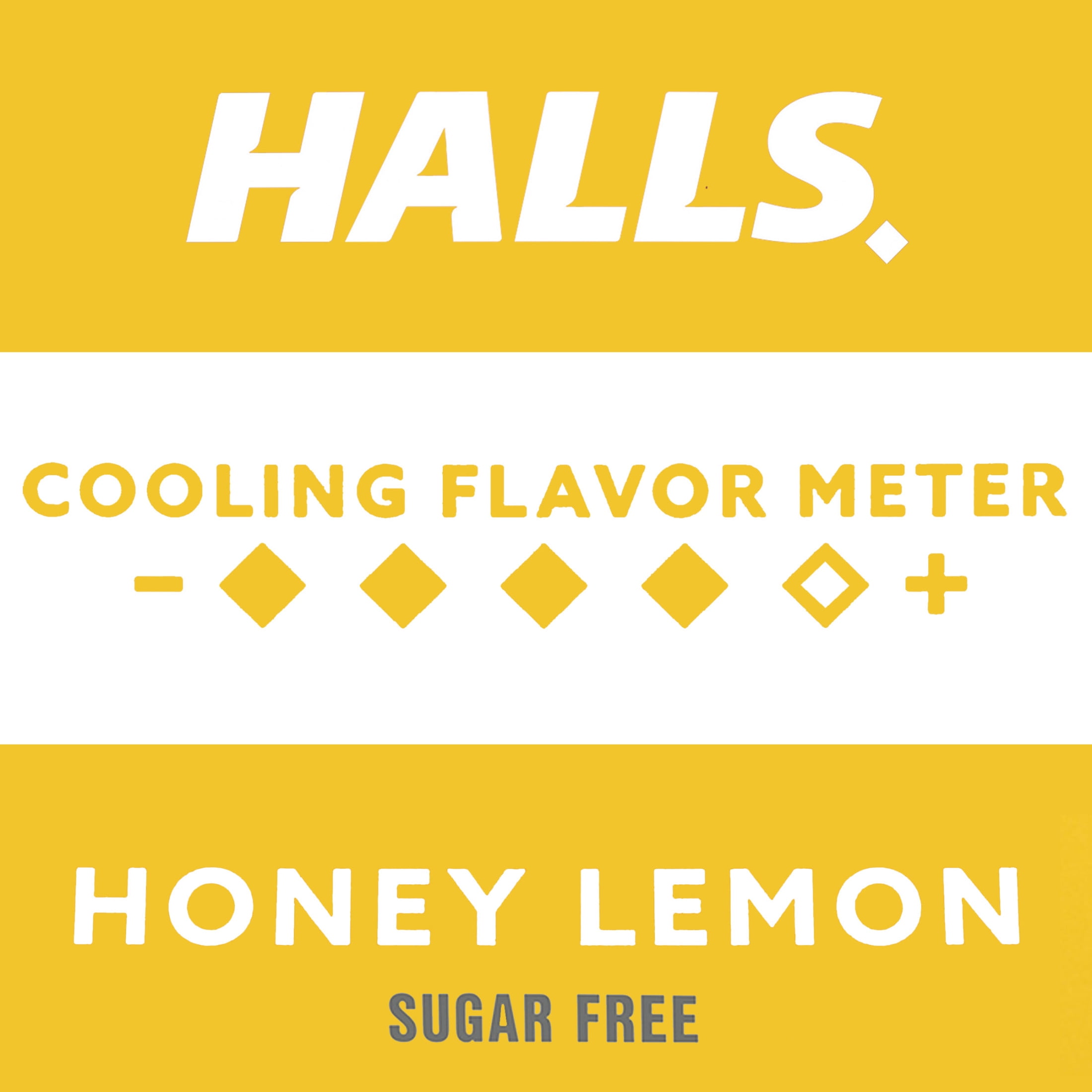 Halls Relief Honey Lemon Sugar Free Cough Drops Economy Pack 70 Drops