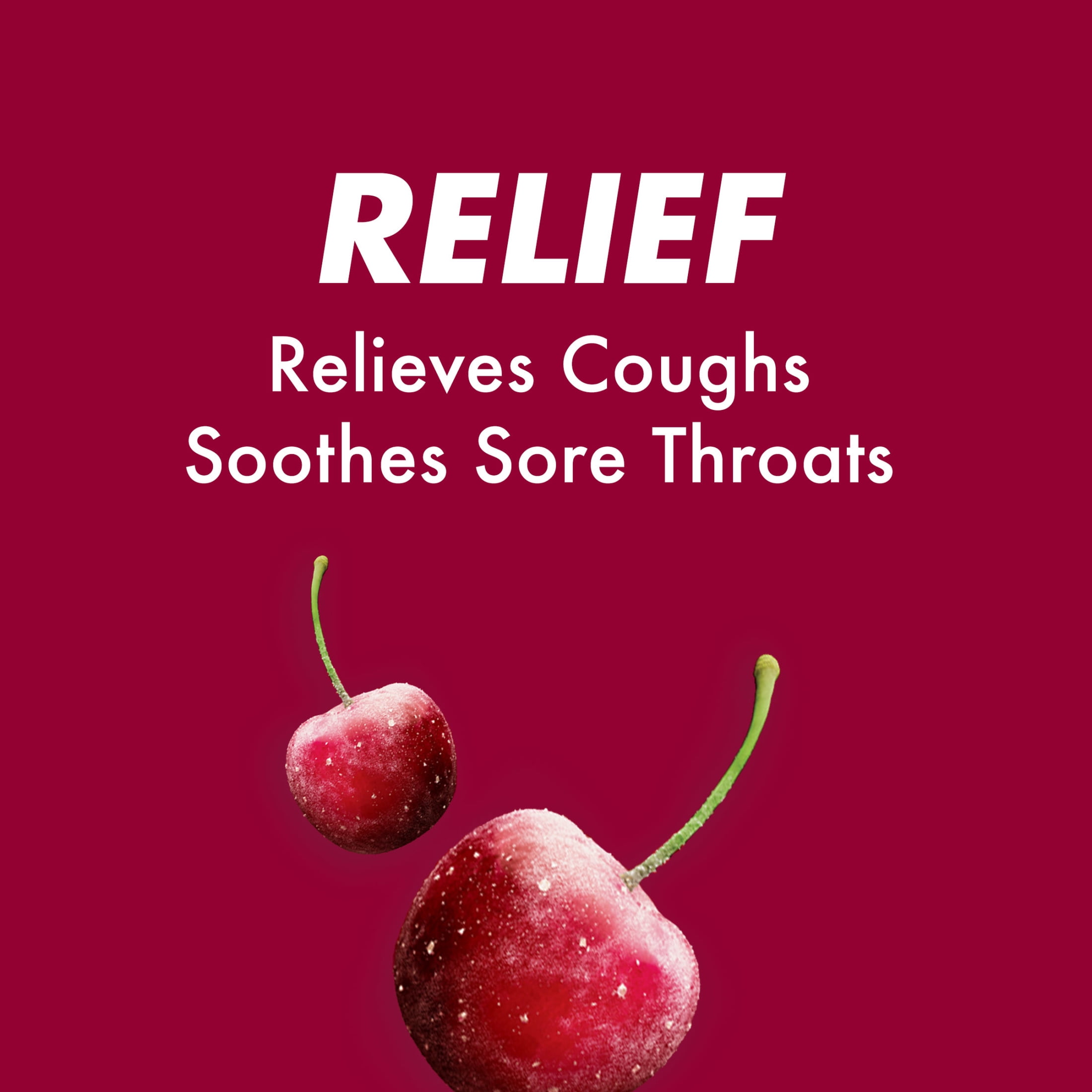 Halls Relief Cherry Cough Drops Economy Pack 2 Pack 80 Drops