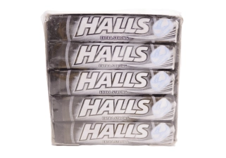 Halls Extra Strong Cough Drops Menthol 180 Drops 20 Sticks of 9 Drops