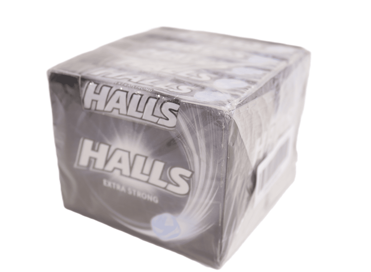 Halls Extra Strong Cough Drops Menthol 180 Drops 20 Sticks of 9 Drops