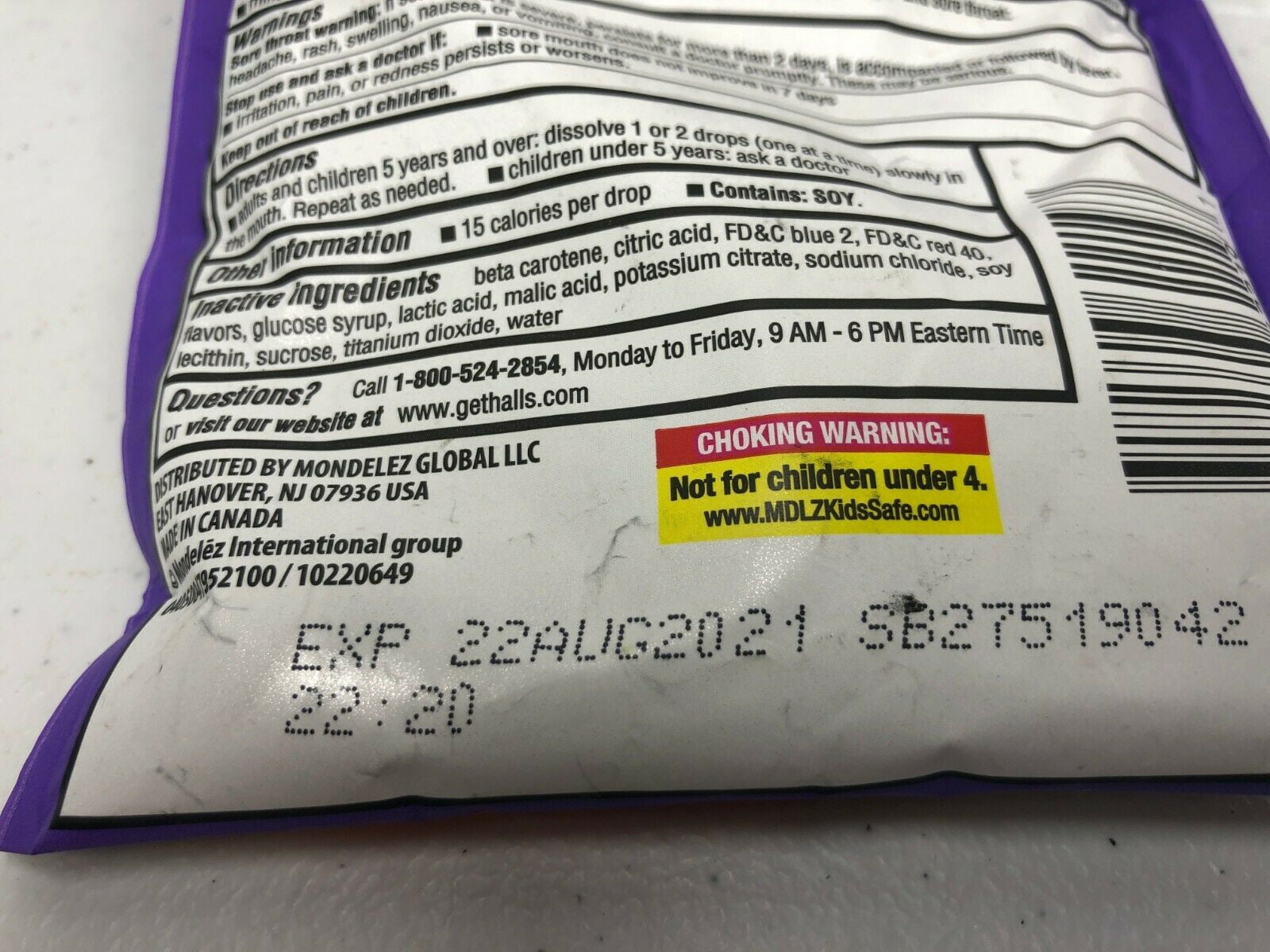Halls Breezers Cool Creamy Strawberry Drops 25 ea Pack of 3
