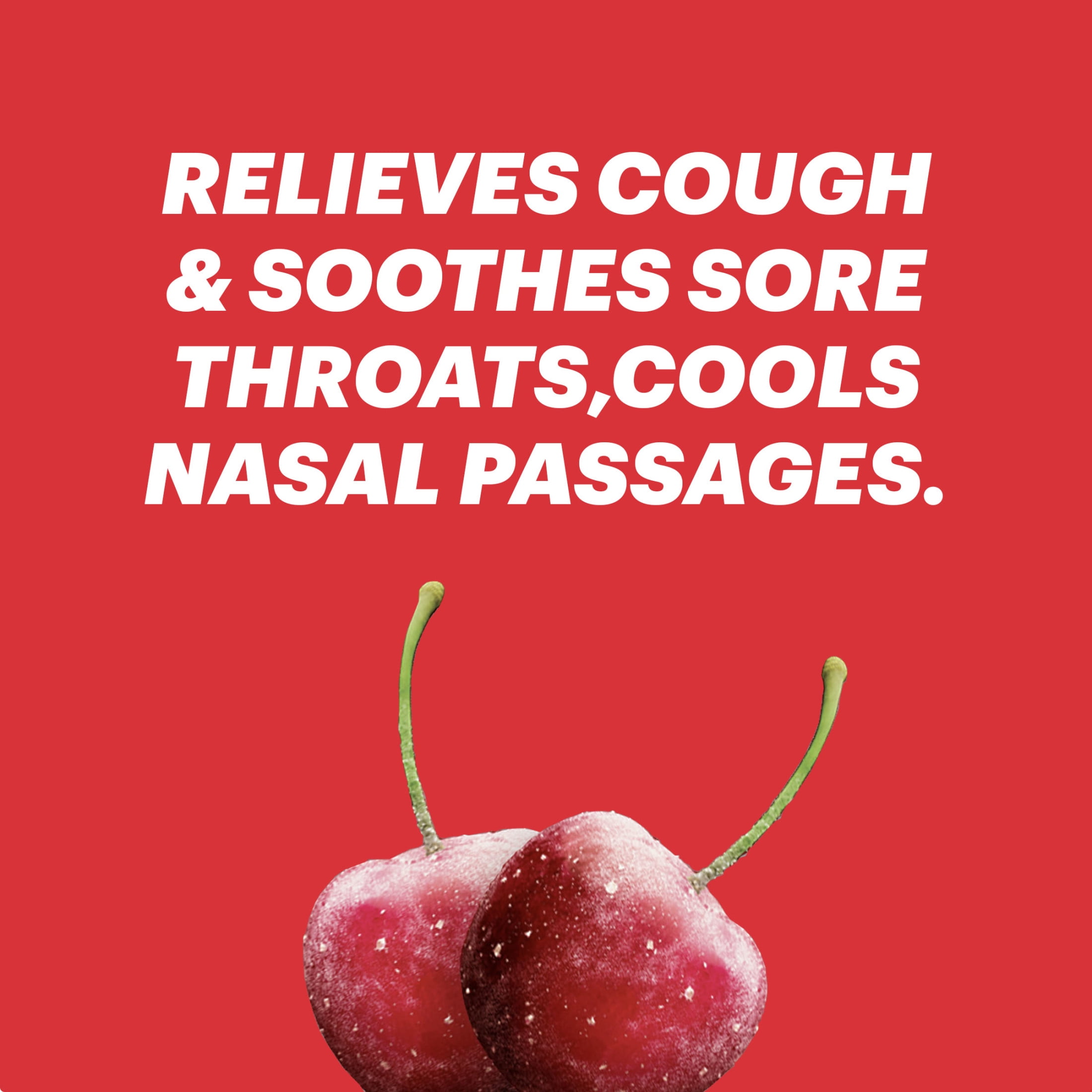Halls Minis Cherry Flavor Sugar Free Cough Drops 24 Drops
