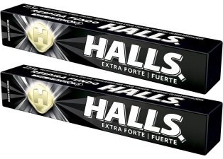 Halls Extra Strong Forte Menthol Throat Drops Level 5 Two Packs of 10 Drops 20 Total Drops for AmerikaSepetim