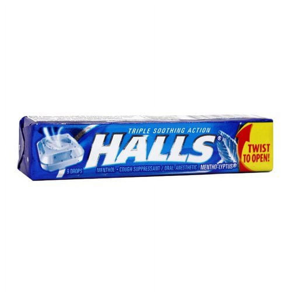 Halls Menthol Cough Suppressant 9 Drops - Effective Relief