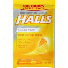 Halls Relief Honey Lemon Sugar Free Cough Drops Value Pack 180 ct.