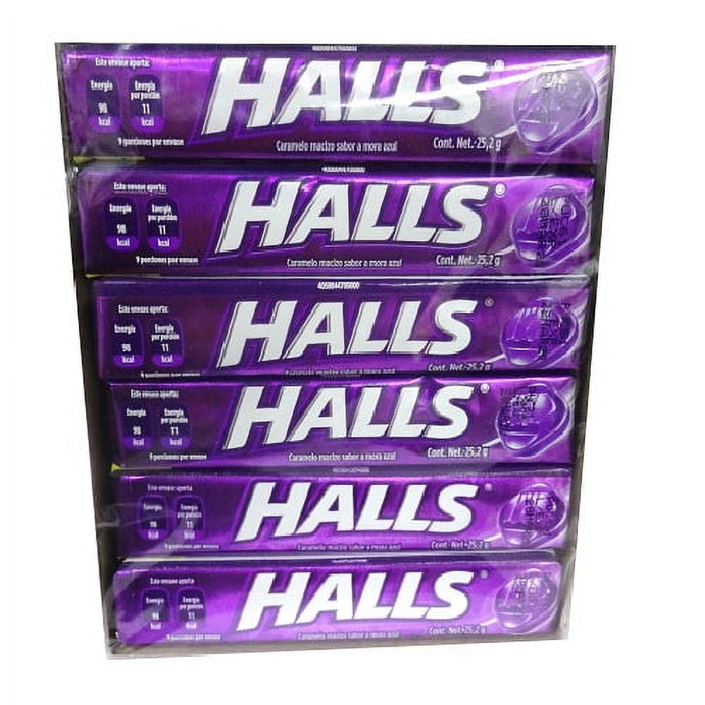 Halls Cough Drops 9Ct Mora Azul 12-Pack Cold Allergy Cheap Wholesale Discount Bulk Pharmacy Winter