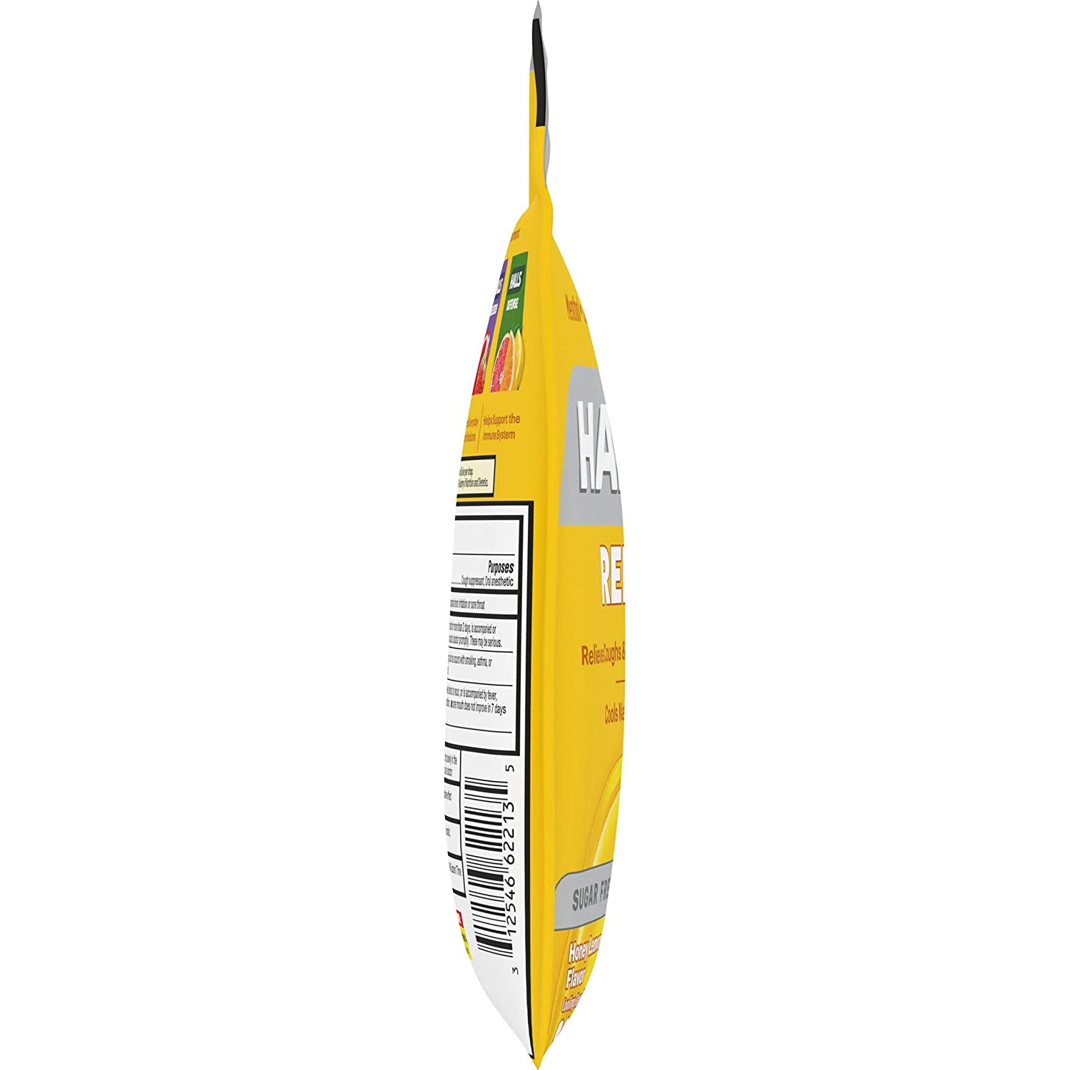 Halls Sugar Free Honey Lemon Mentho-Lyptus Drops 25 Pack