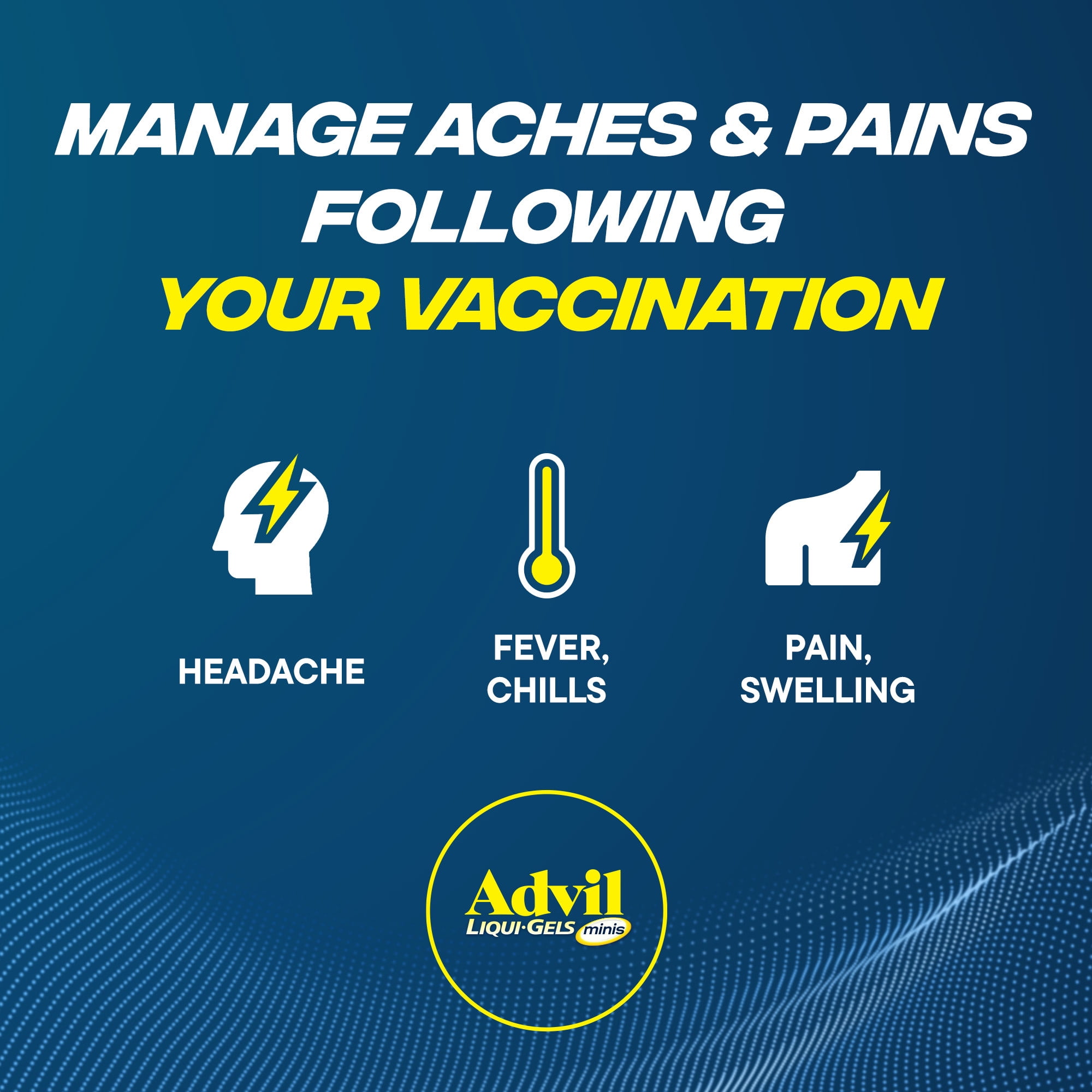 Advil Liqui-Gels Minis Headache Fever Reducer Capsules 200mg 8 Count