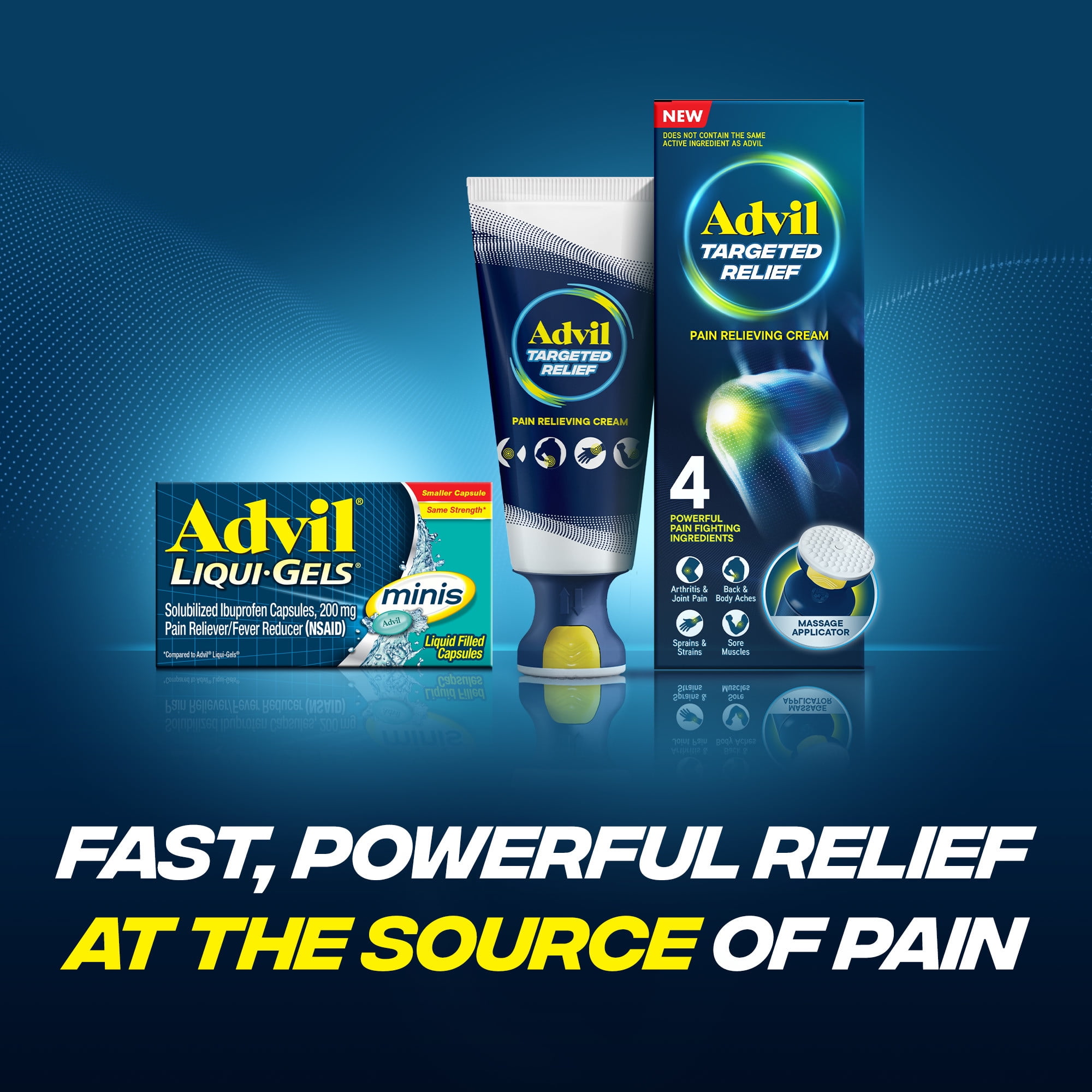 Advil Liqui-Gels Minis Headache Fever Reducer Capsules 200 Mg Ibuprofen 8 Count