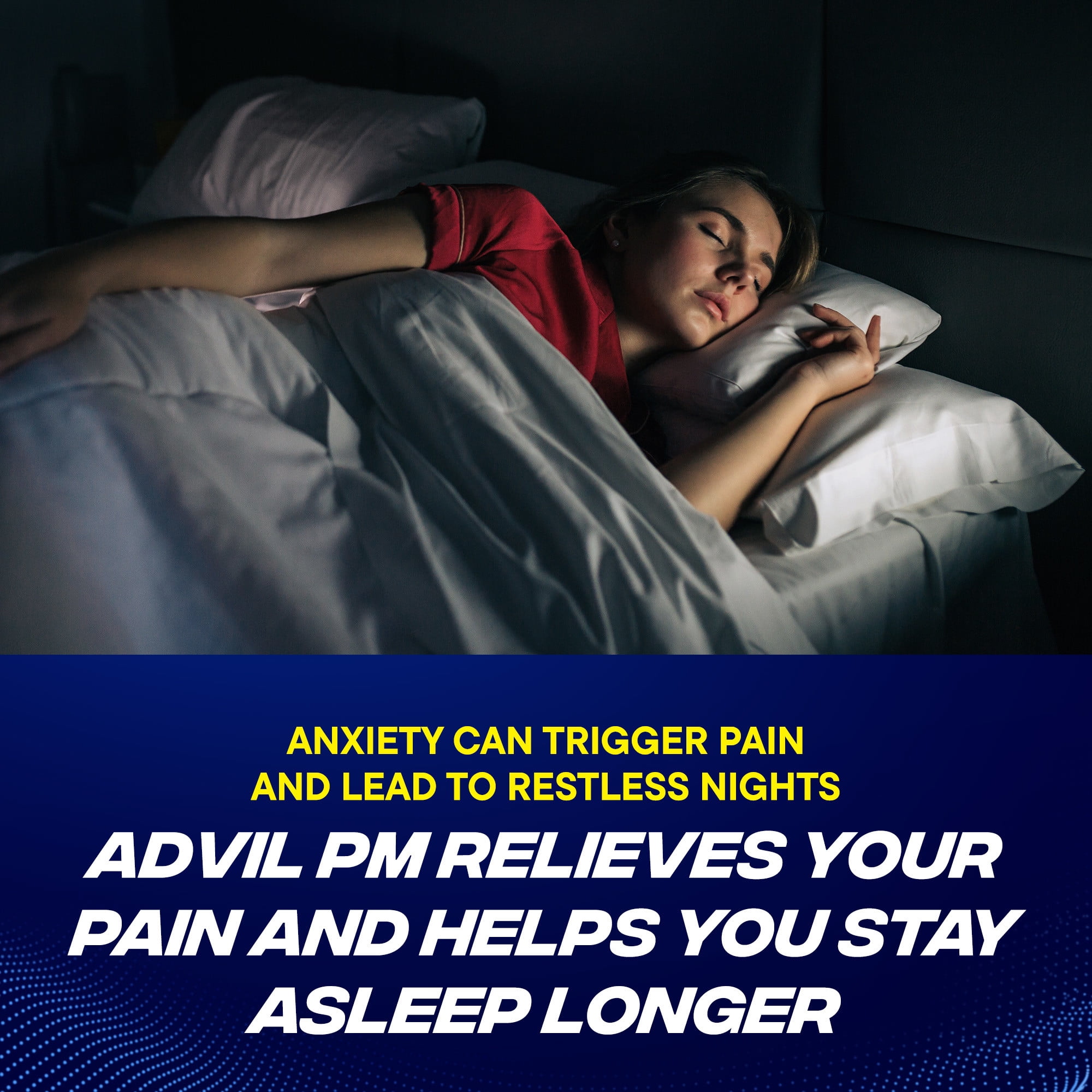 Advil PM Pain Relievers Liquid Filled Capsule Ibuprofen Diphenhydramine Sleep Aid 80 Count