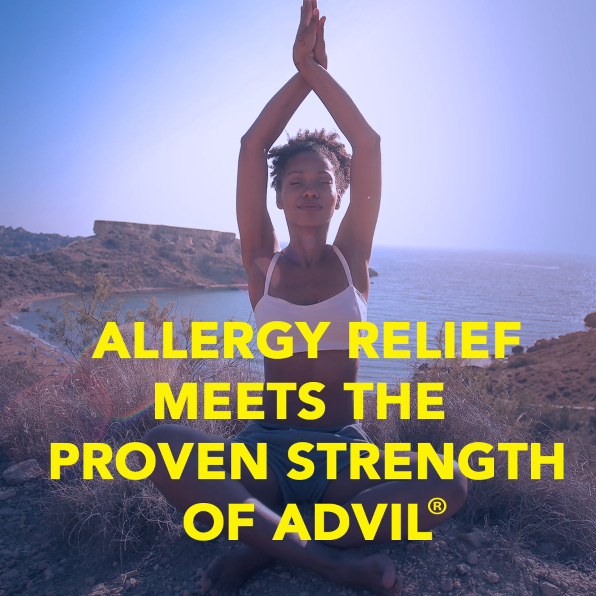 Advil Allergy Congestion Relief Pain Fever Reducer Medicine Tablets 20 Count