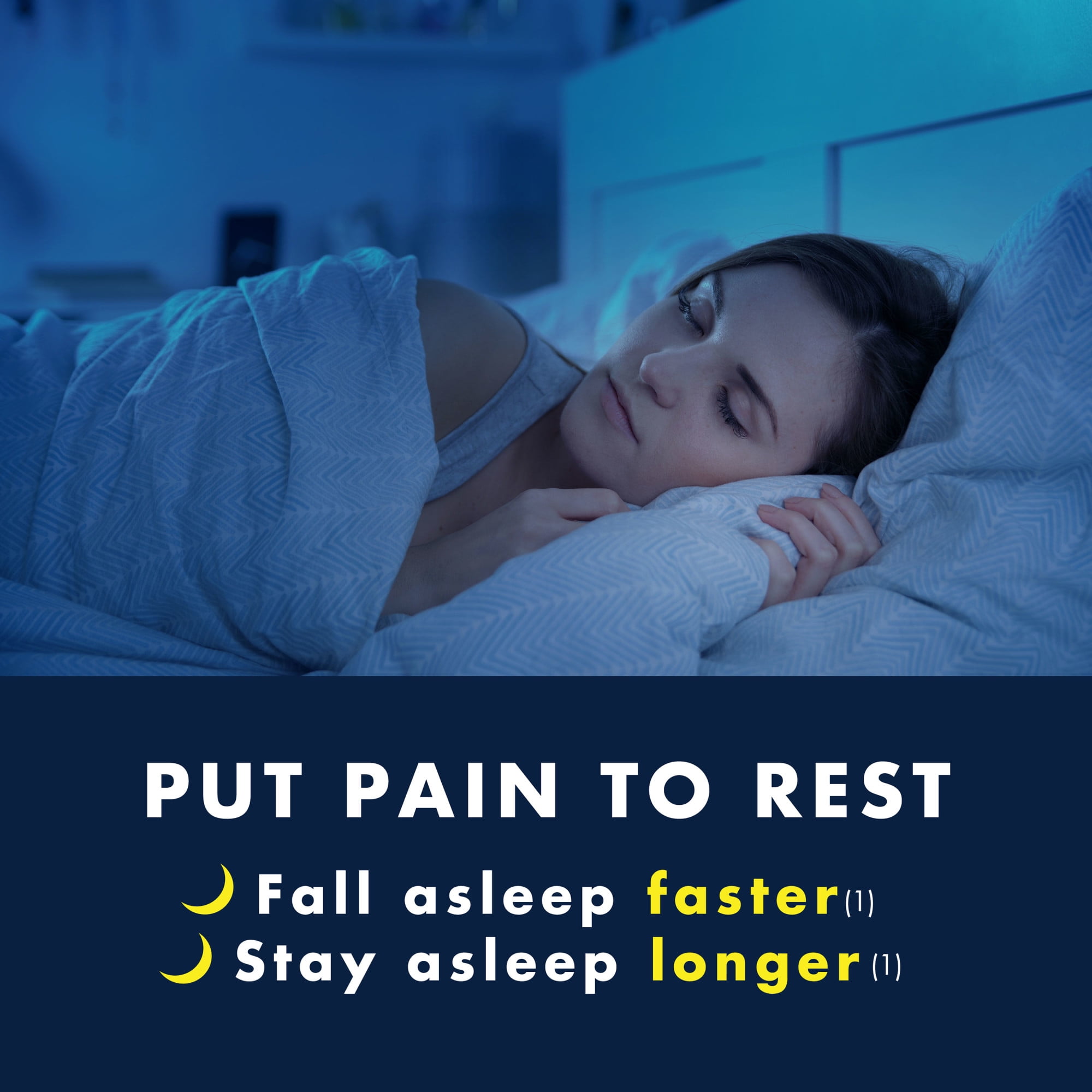 Advil PM Liqui-Gels Pain Reliever Nighttime Sleep Aid Ibuprofen Diphenhydramine Hcl 50 Capsules