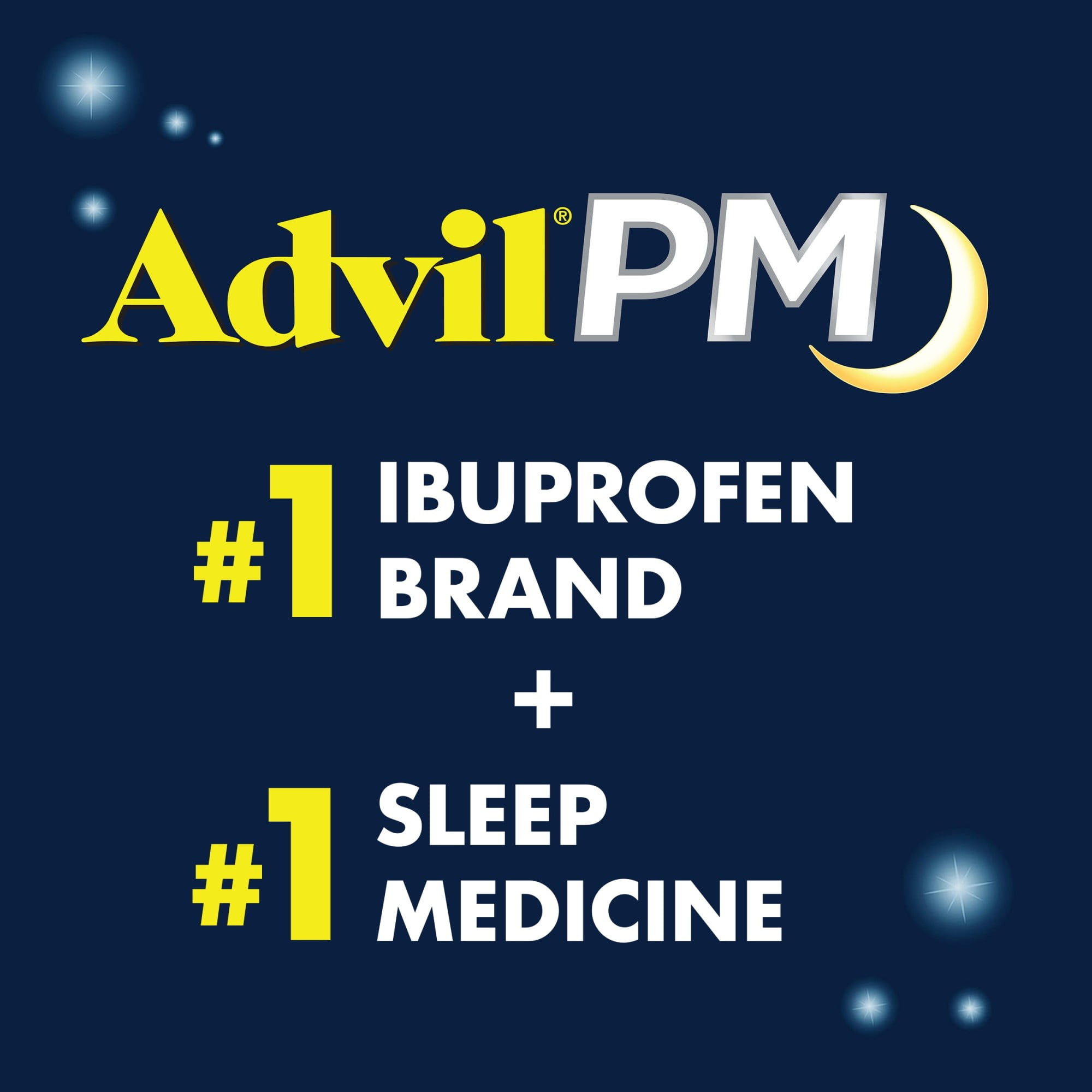 Advil PM Liqui-Gels Pain Reliever Nighttime Sleep Aid Ibuprofen Diphenhydramine Hcl 50 Capsules
