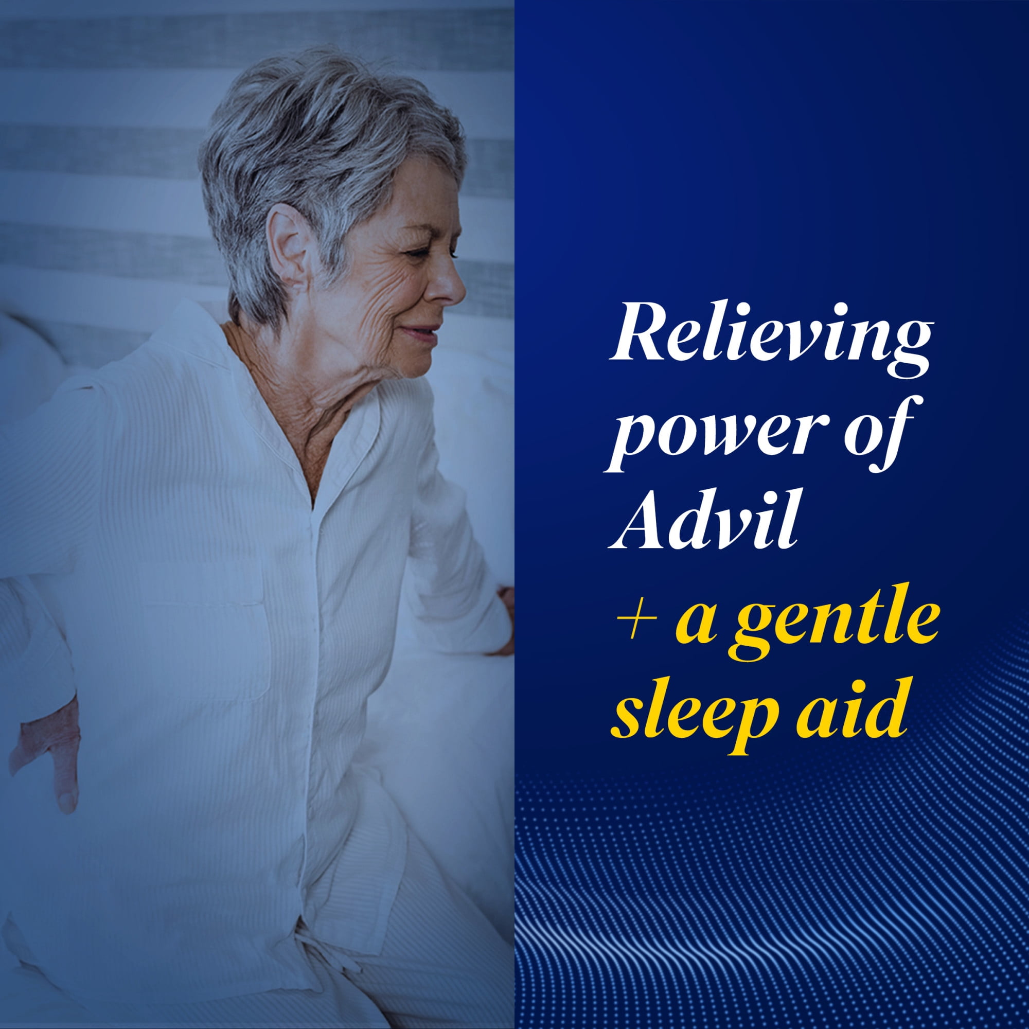 Advil PM Pain Reliever Nighttime Sleep Aid Ibuprofen Pain Relief Diphenhydramine Citrate Sleep Aid 20+10 Coated Caplets