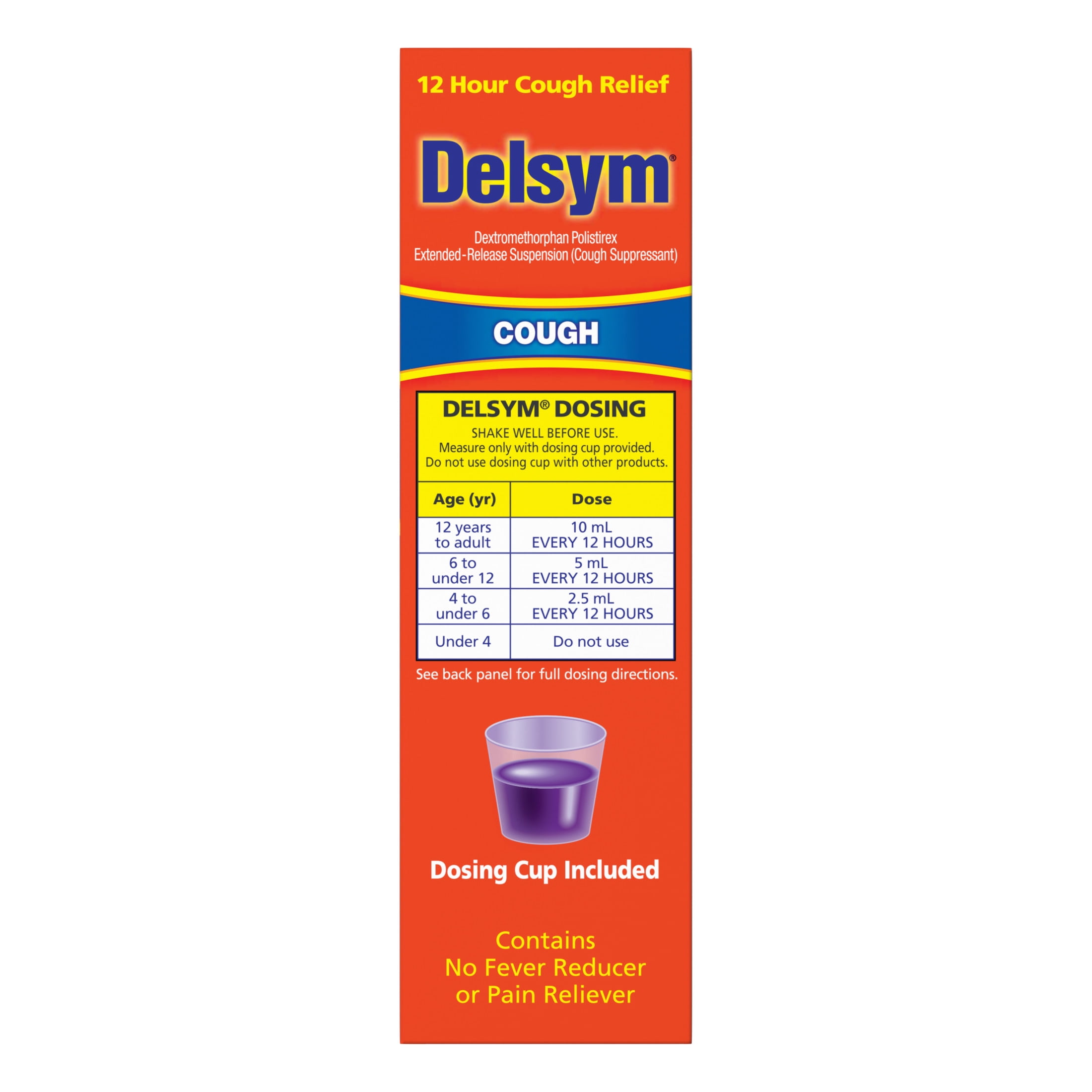 Delsym Adult 12-Hour Cough Relief Liquid Grape Flavor 5 Fl Oz - 1 Pharmacist