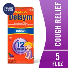 Delsym 12 Hour Cough Relief Medicine Powerful Cough Suppressant Liquid 1 Children’s
