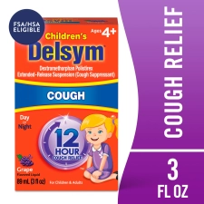 Delsym Kids Grape Liquid Cough Suppressant 3 Ounce