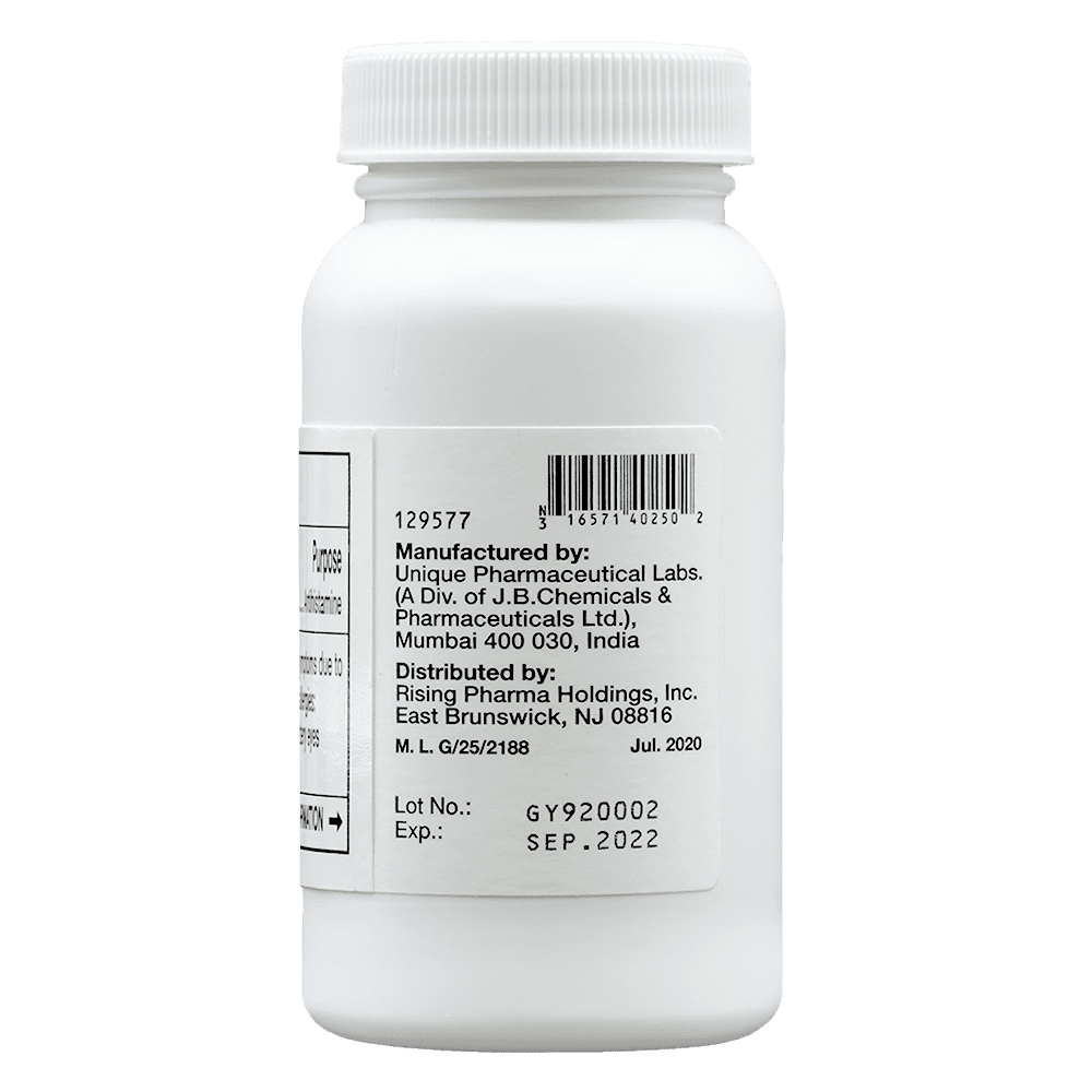 RISING PHARMA CETIRIZINE HCL 10MG ANTIHISTAMINE SEASONAL ALLERGY TABLETS 500 TABLETS AMERIKASEPETIM
