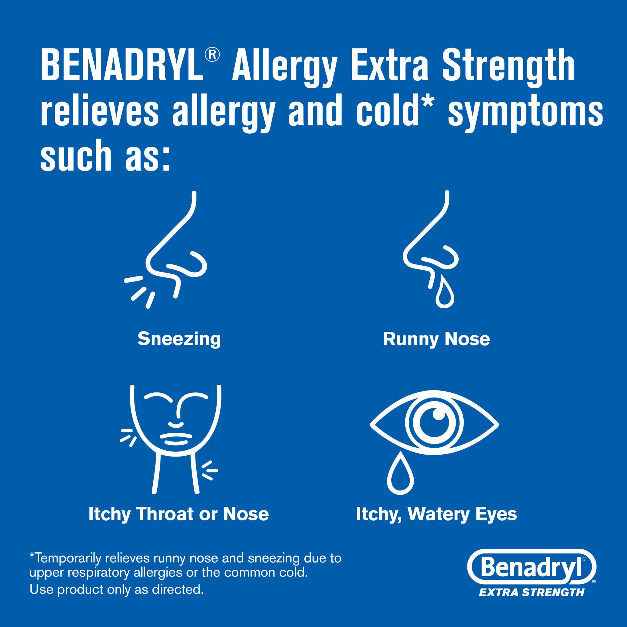 Benadryl Extra Strength Allergy Relief Tablets 24 Ct