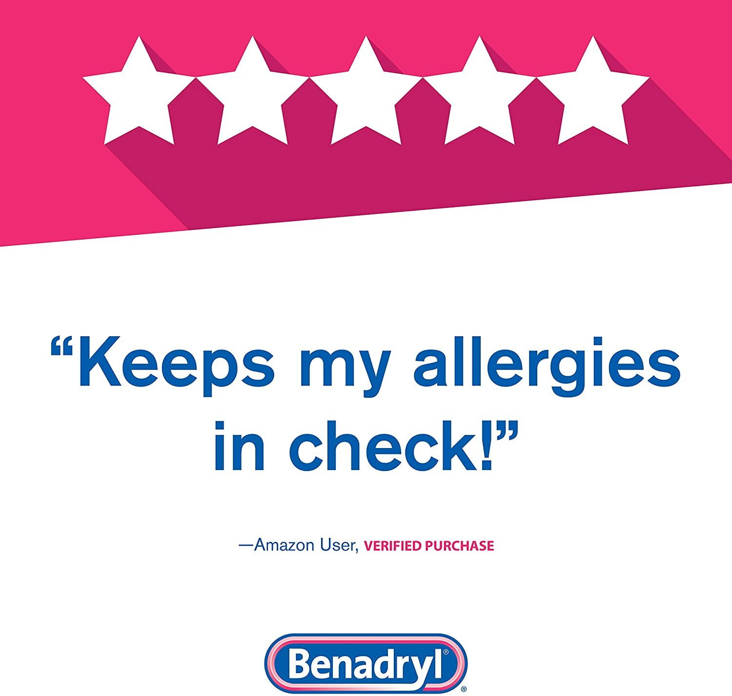 Benadryl Allergy Ultratabs 25mg Diphenhydramine HCl Antihistamine Tablets 100 Count